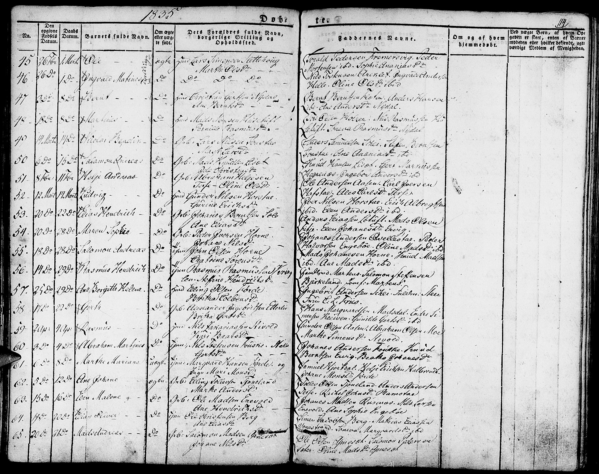 Førde sokneprestembete, SAB/A-79901/H/Haa/Haaa/L0006: Parish register (official) no. A 6, 1821-1842, p. 114