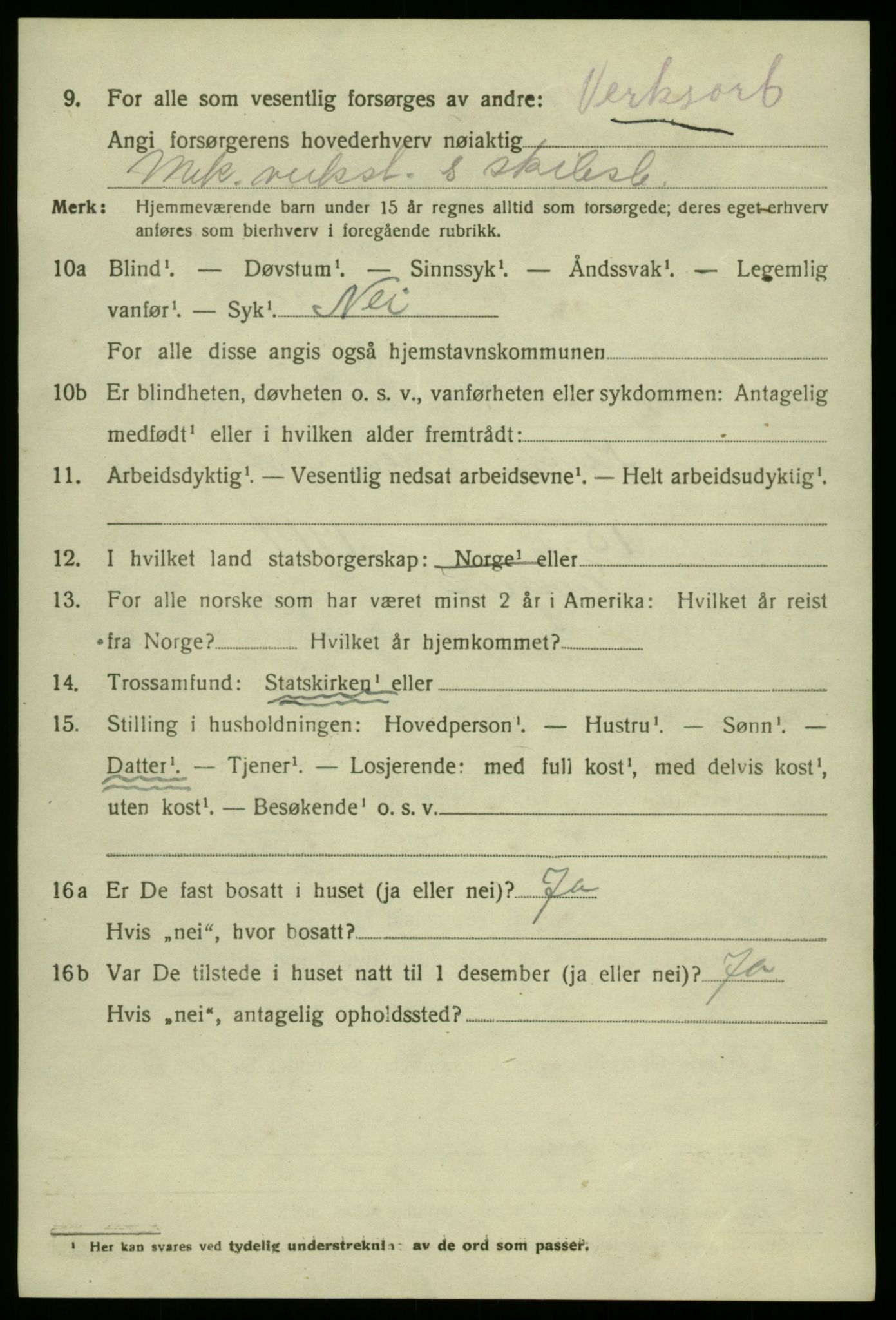 SAB, 1920 census for Laksevåg, 1920, p. 3791