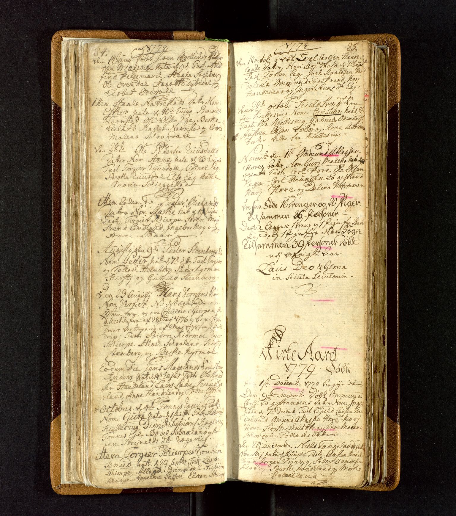 Lund sokneprestkontor, AV/SAST-A-101809/S06/L0003: Parish register (official) no. A 3, 1761-1801, p. 84-85