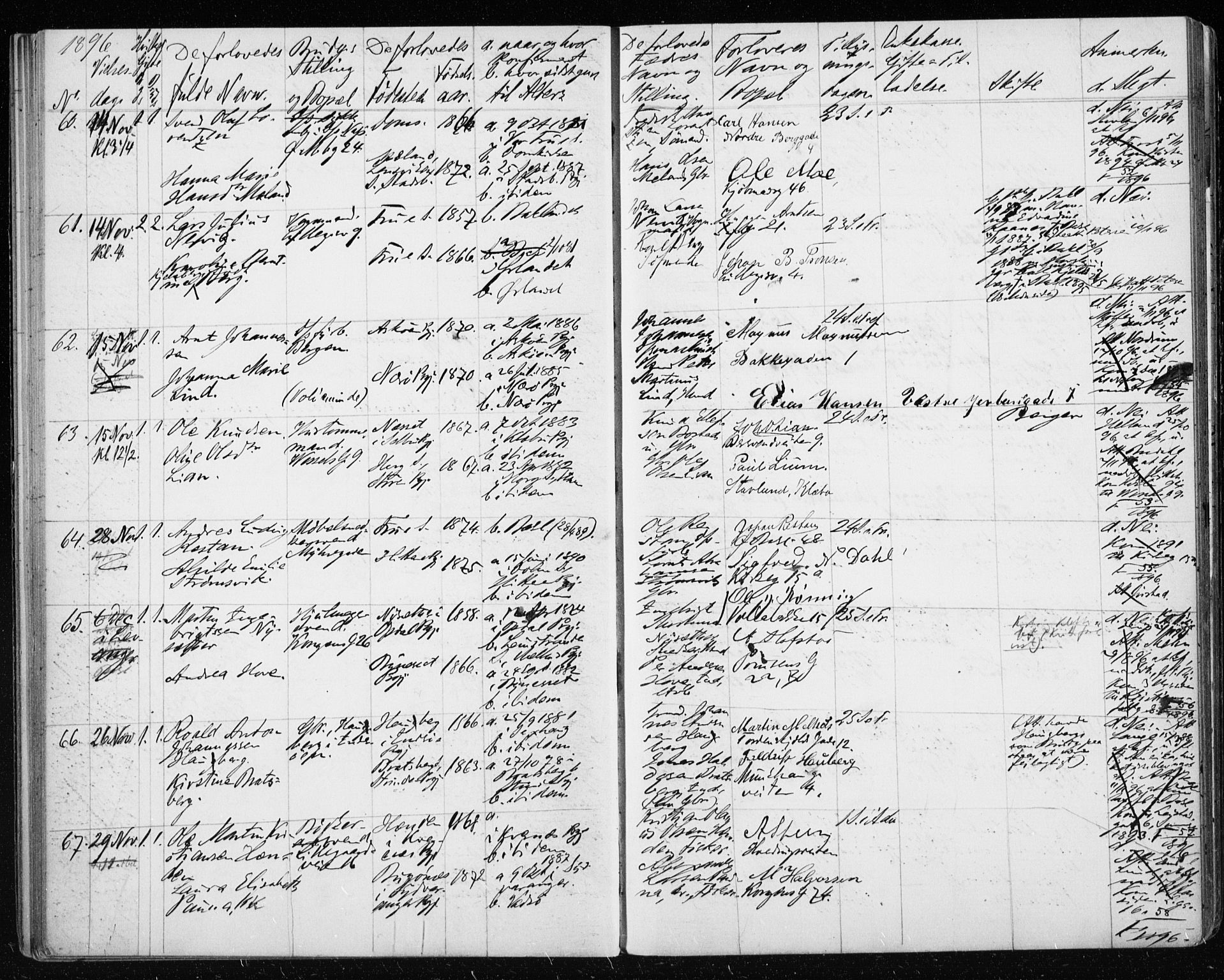 Ministerialprotokoller, klokkerbøker og fødselsregistre - Sør-Trøndelag, AV/SAT-A-1456/604/L0191: Parish register (official) no. 604A12, 1892-1900