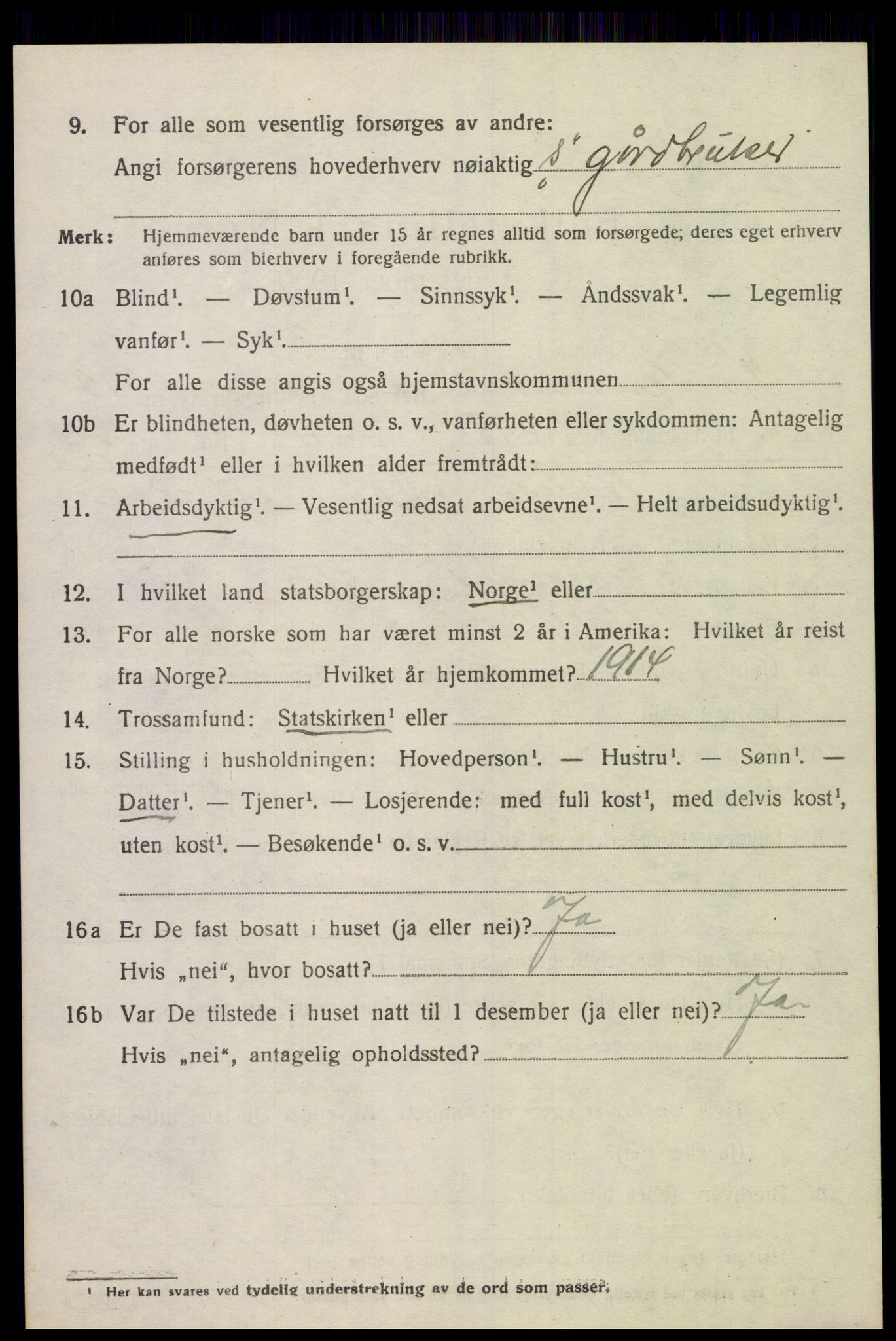 SAK, 1920 census for Sør-Audnedal, 1920, p. 6702