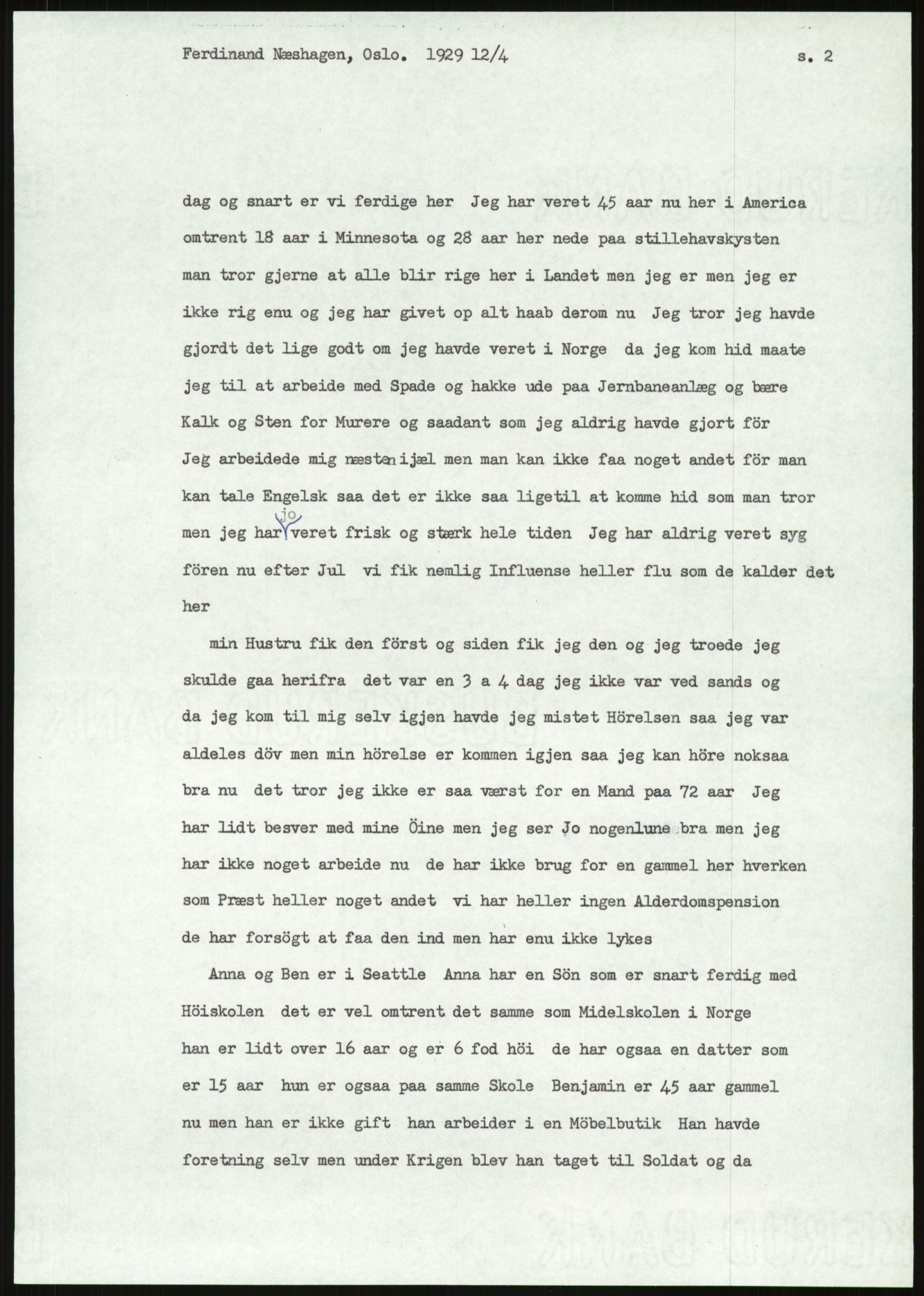 Samlinger til kildeutgivelse, Amerikabrevene, AV/RA-EA-4057/F/L0003: Innlån fra Oslo: Hals - Steen, 1838-1914, p. 838