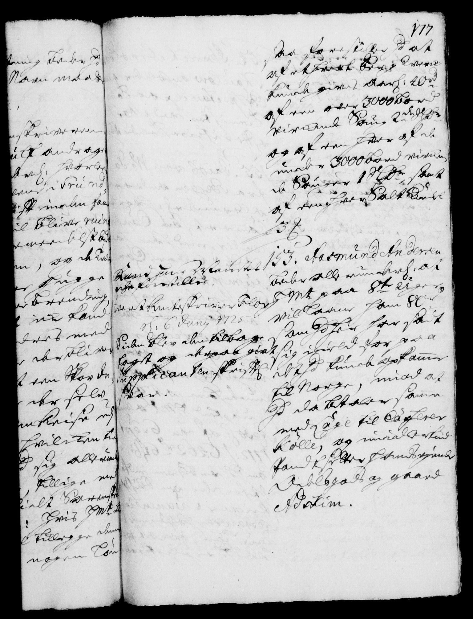 Rentekammeret, Kammerkanselliet, AV/RA-EA-3111/G/Gh/Gha/L0007: Norsk ekstraktmemorialprotokoll (merket RK 53.52), 1724-1725, p. 177