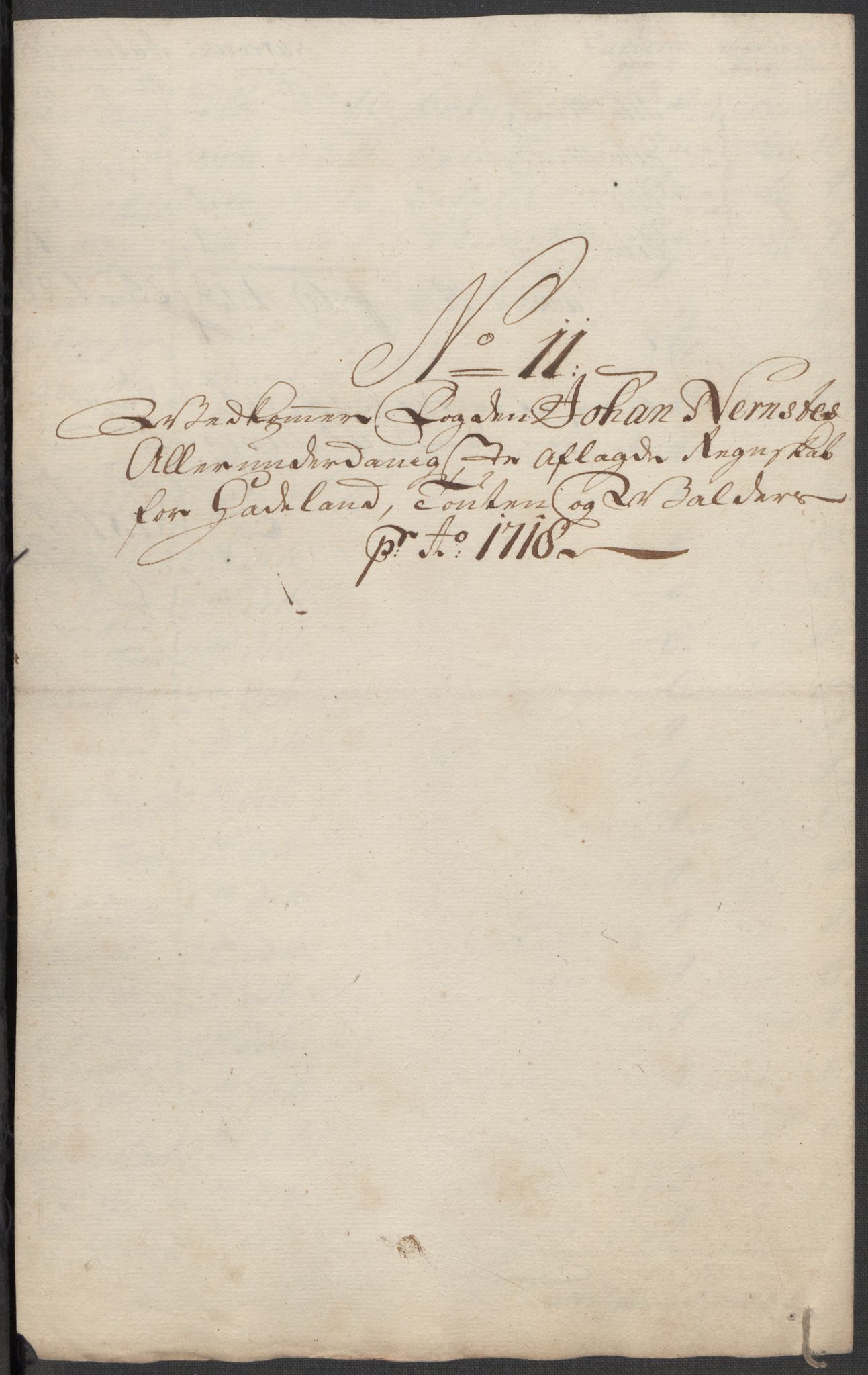 Rentekammeret inntil 1814, Reviderte regnskaper, Fogderegnskap, RA/EA-4092/R18/L1320: Fogderegnskap Hadeland, Toten og Valdres, 1718, p. 108