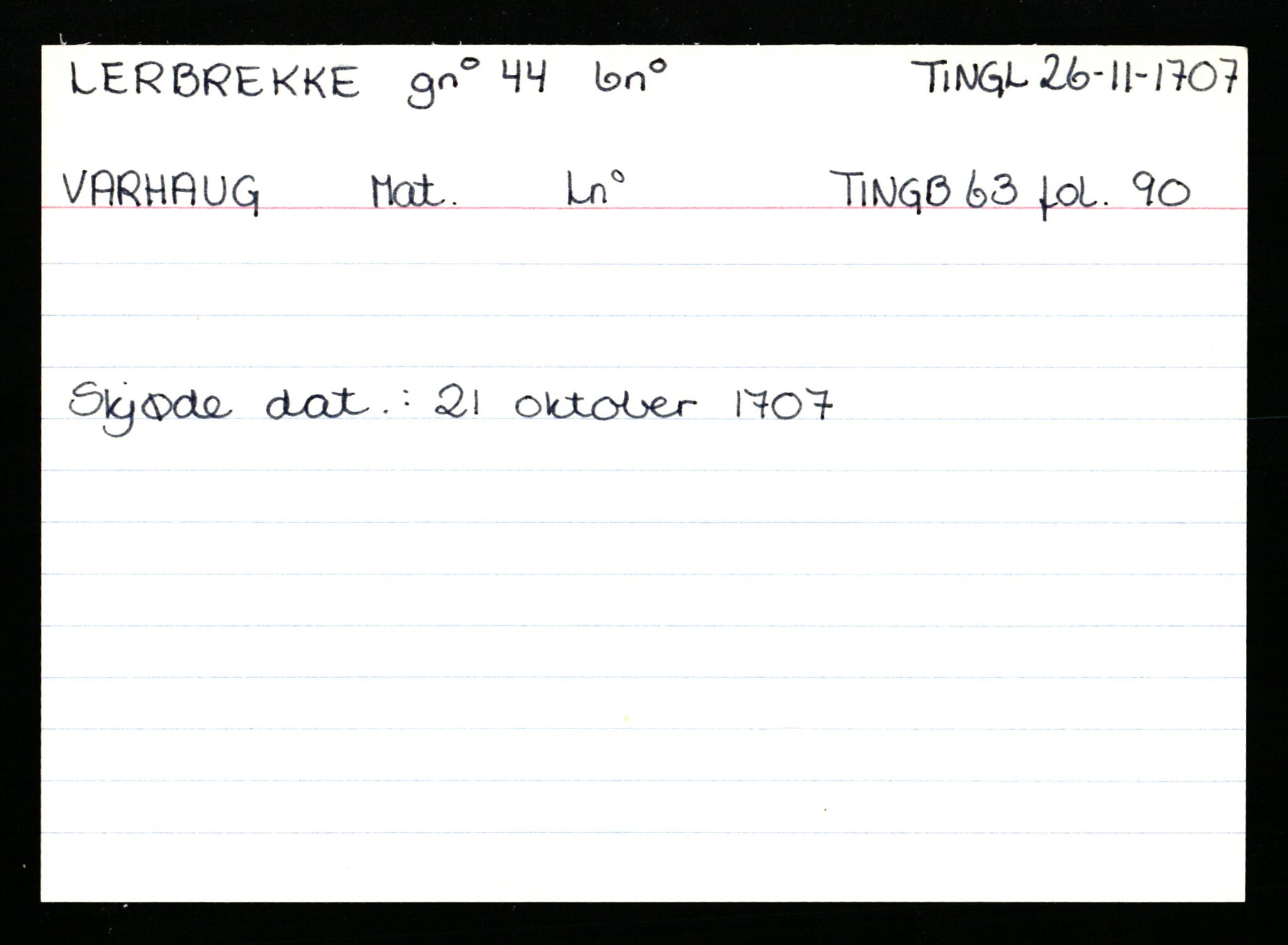 Statsarkivet i Stavanger, AV/SAST-A-101971/03/Y/Ym/L0035: Åstedskort sortert etter gårdsnavn: Leiranger - Lindanger, 1600-1950, p. 112