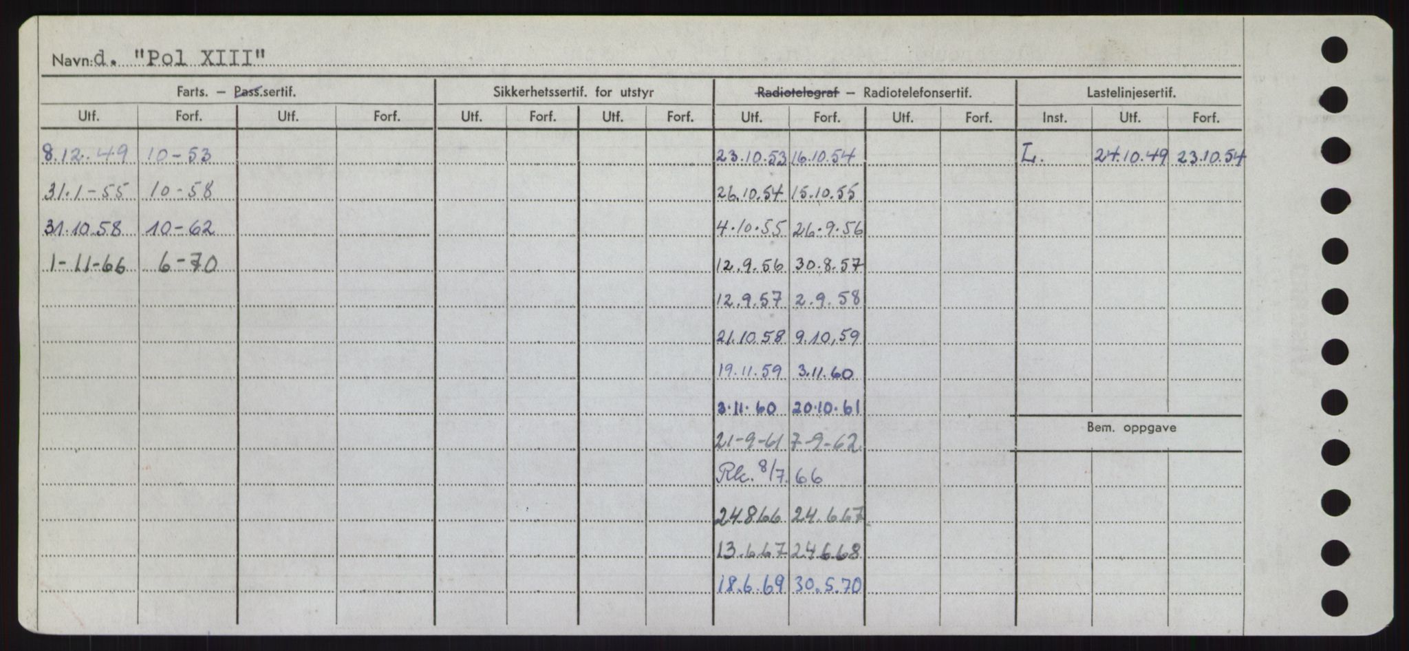 Sjøfartsdirektoratet med forløpere, Skipsmålingen, RA/S-1627/H/Hd/L0029: Fartøy, P, p. 312