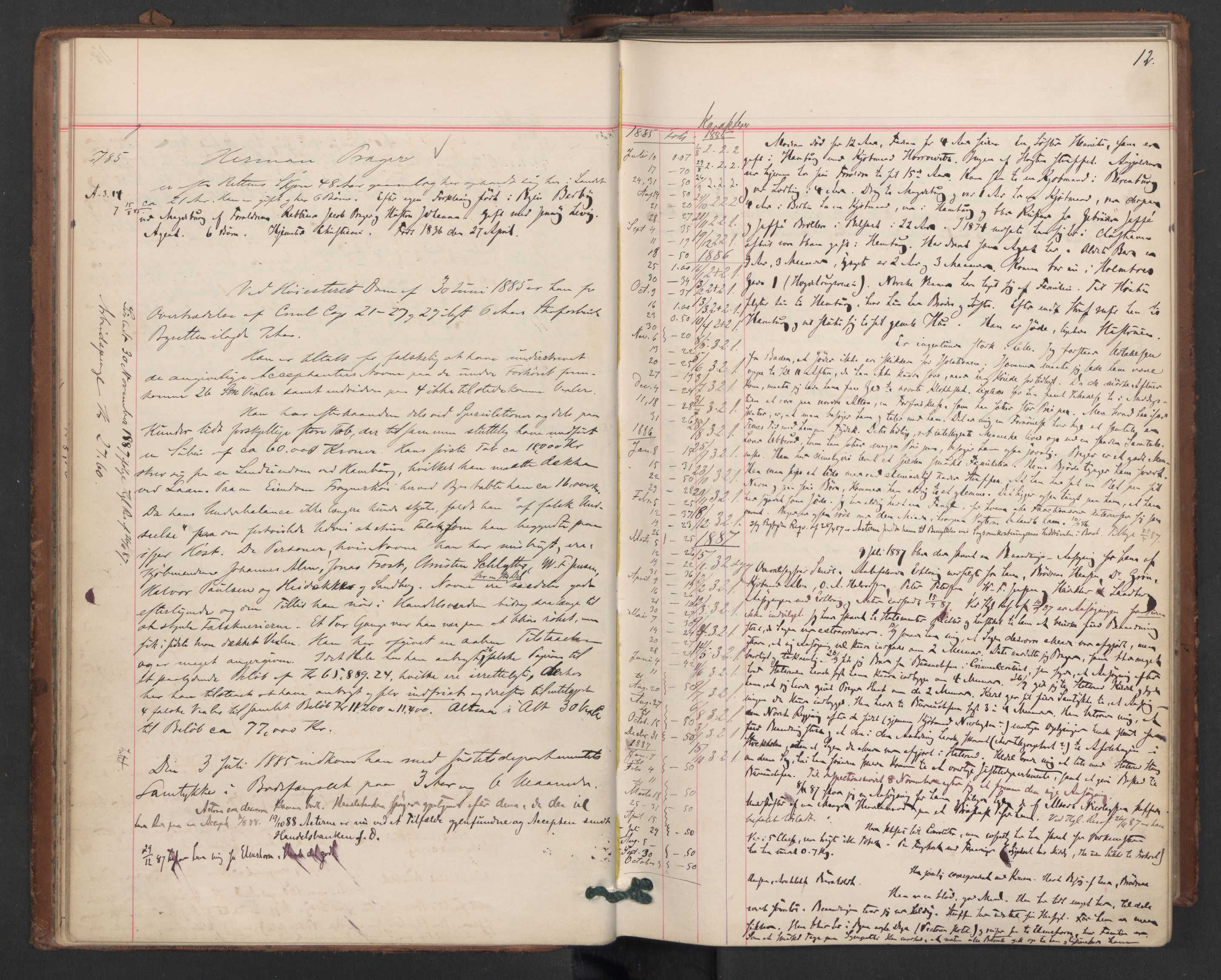 Botsfengslet, AV/RA-S-1539/D/Db/Dbb/L0023: 774g - 57h, 1885-1886, p. 12