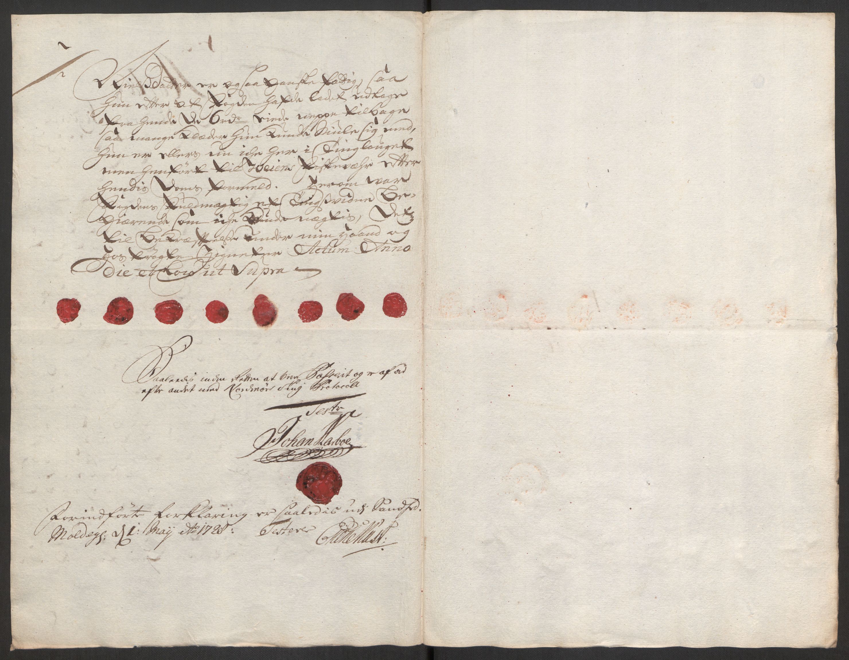 Rentekammeret inntil 1814, Reviderte regnskaper, Fogderegnskap, RA/EA-4092/R56/L3759: Fogderegnskap Nordmøre, 1726, p. 346