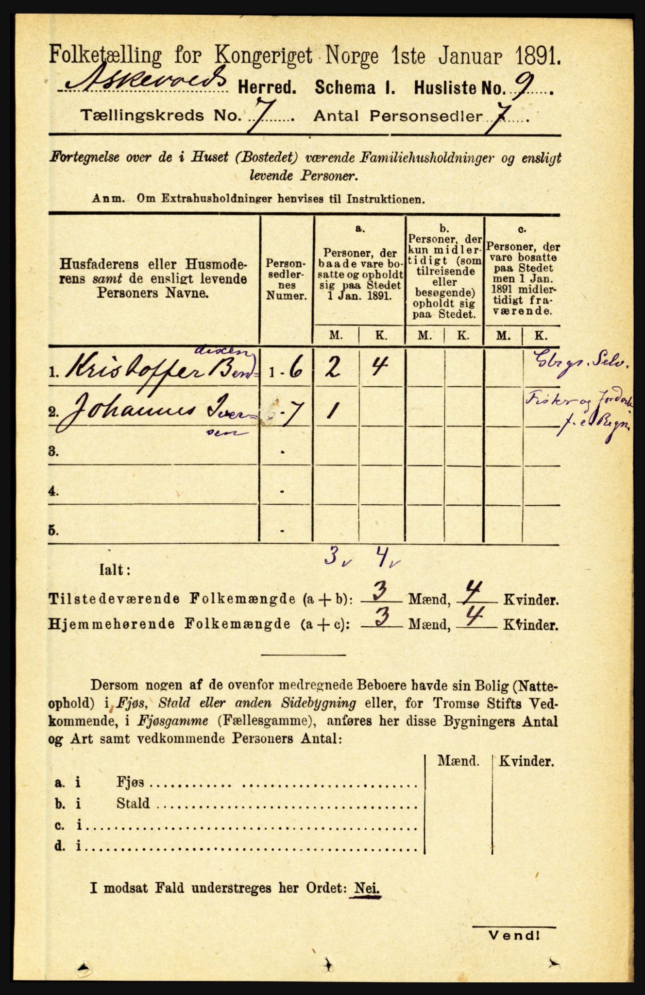 RA, 1891 census for 1428 Askvoll, 1891, p. 1859