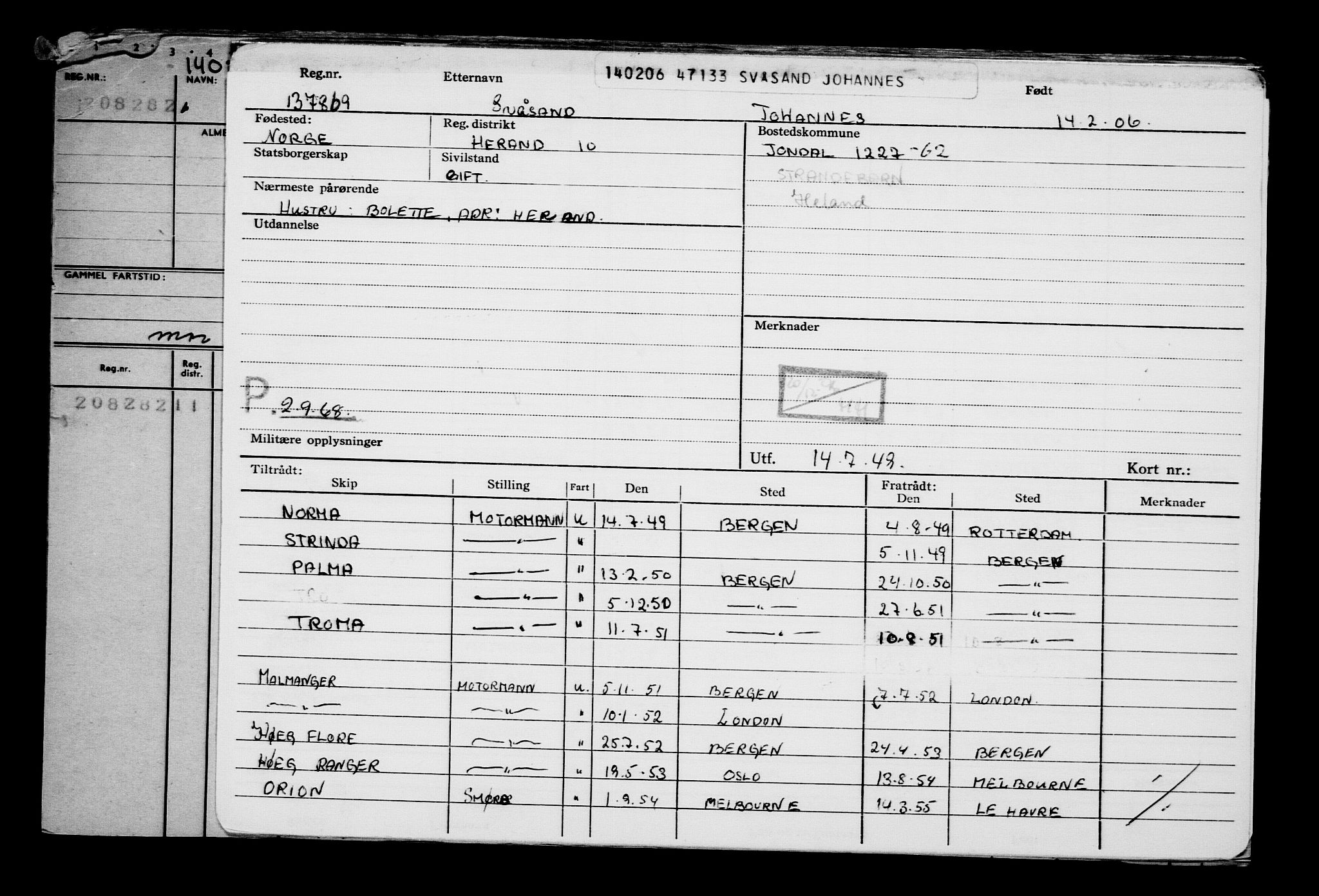 Direktoratet for sjømenn, AV/RA-S-3545/G/Gb/L0063: Hovedkort, 1906, p. 479