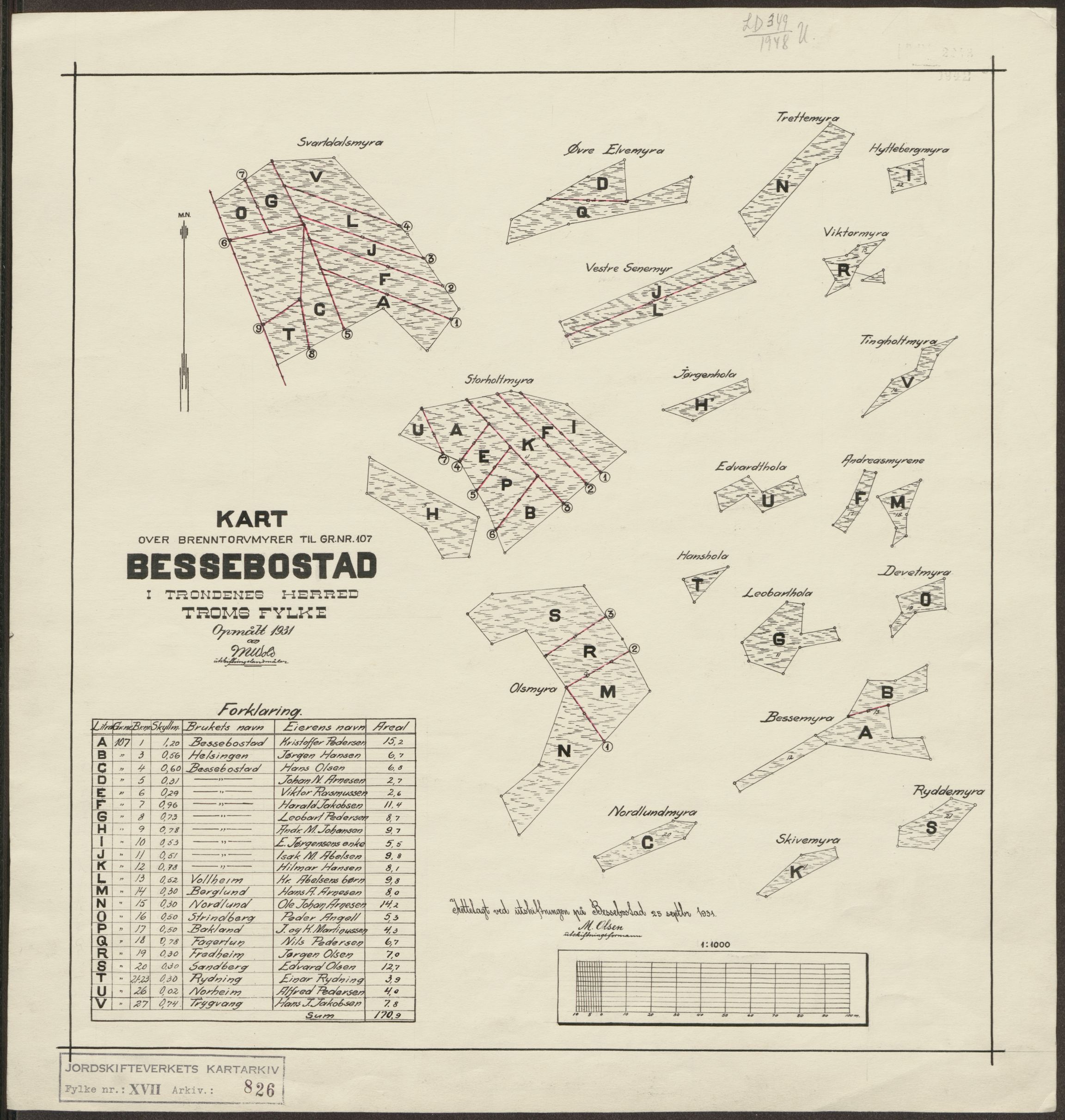 Jordskifteverkets kartarkiv, RA/S-3929/T, 1859-1988, p. 977
