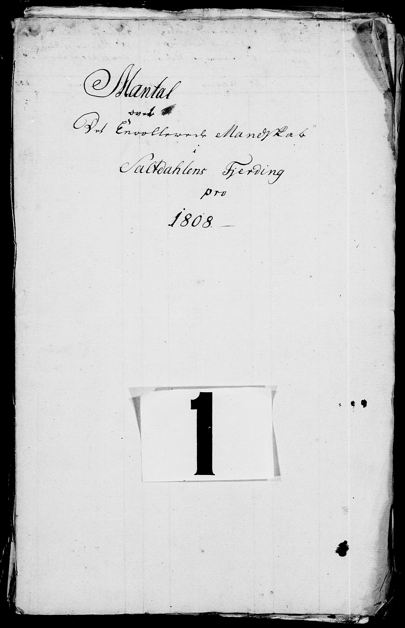 Fylkesmannen i Nordland, AV/SAT-A-0499/1.1/R/Ra/L0019: Innrulleringsmanntall for Skjerstad, 1808-1836, p. 3