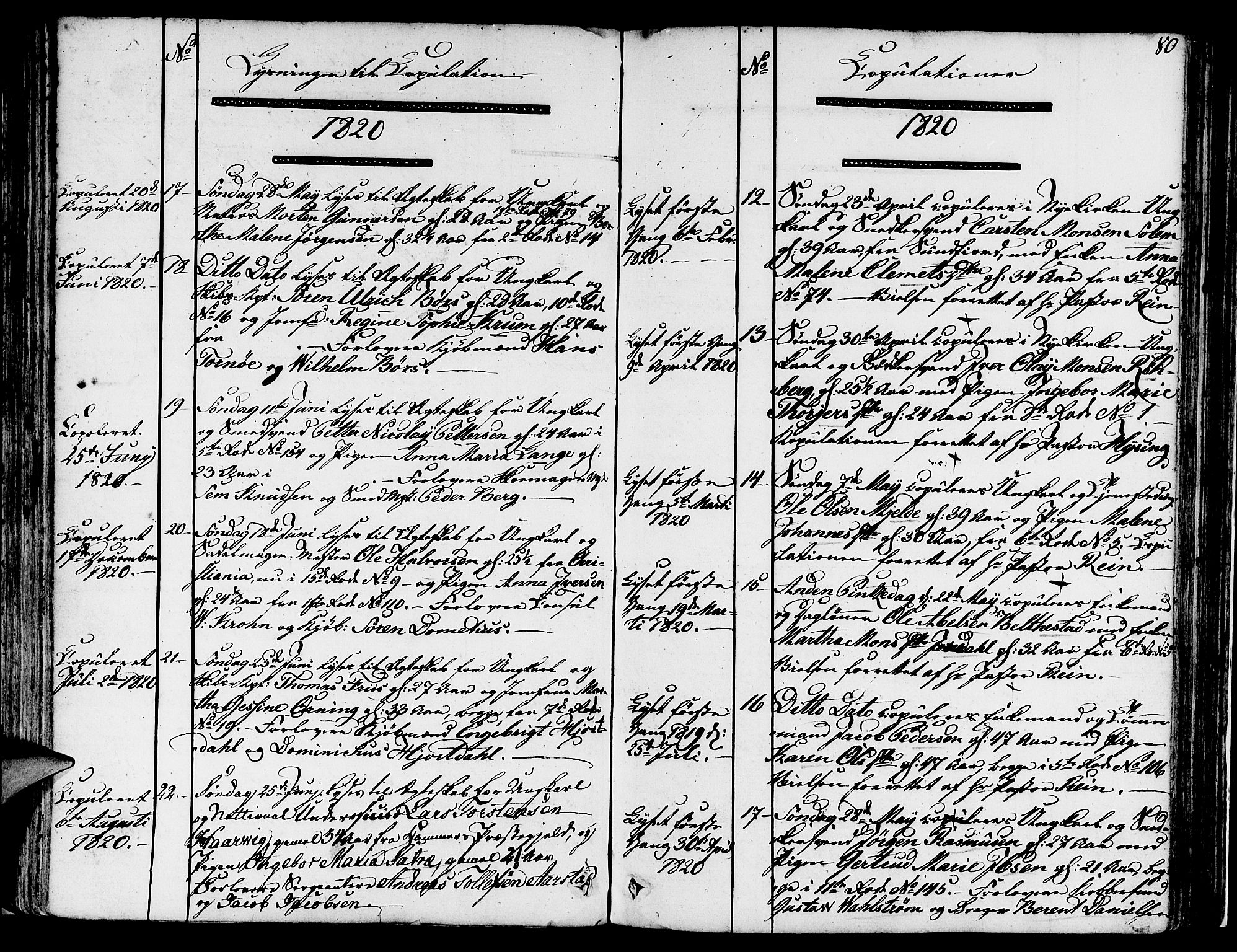 Nykirken Sokneprestembete, AV/SAB-A-77101/H/Hab: Parish register (copy) no. A 2, 1782-1847, p. 80