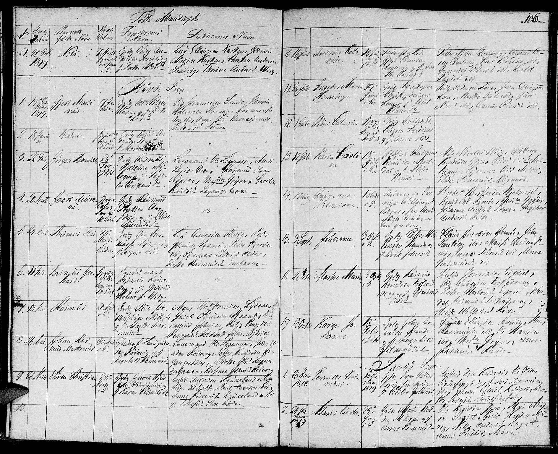 Ministerialprotokoller, klokkerbøker og fødselsregistre - Møre og Romsdal, AV/SAT-A-1454/507/L0068: Parish register (official) no. 507A03, 1789-1825, p. 106