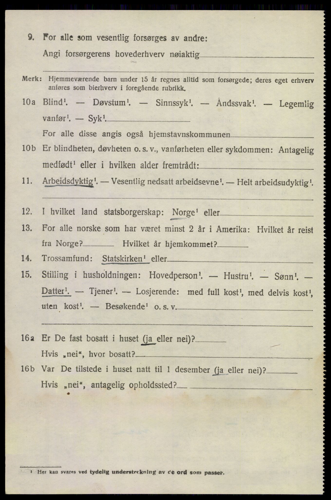 SAKO, 1920 census for Sandeherred, 1920, p. 20245