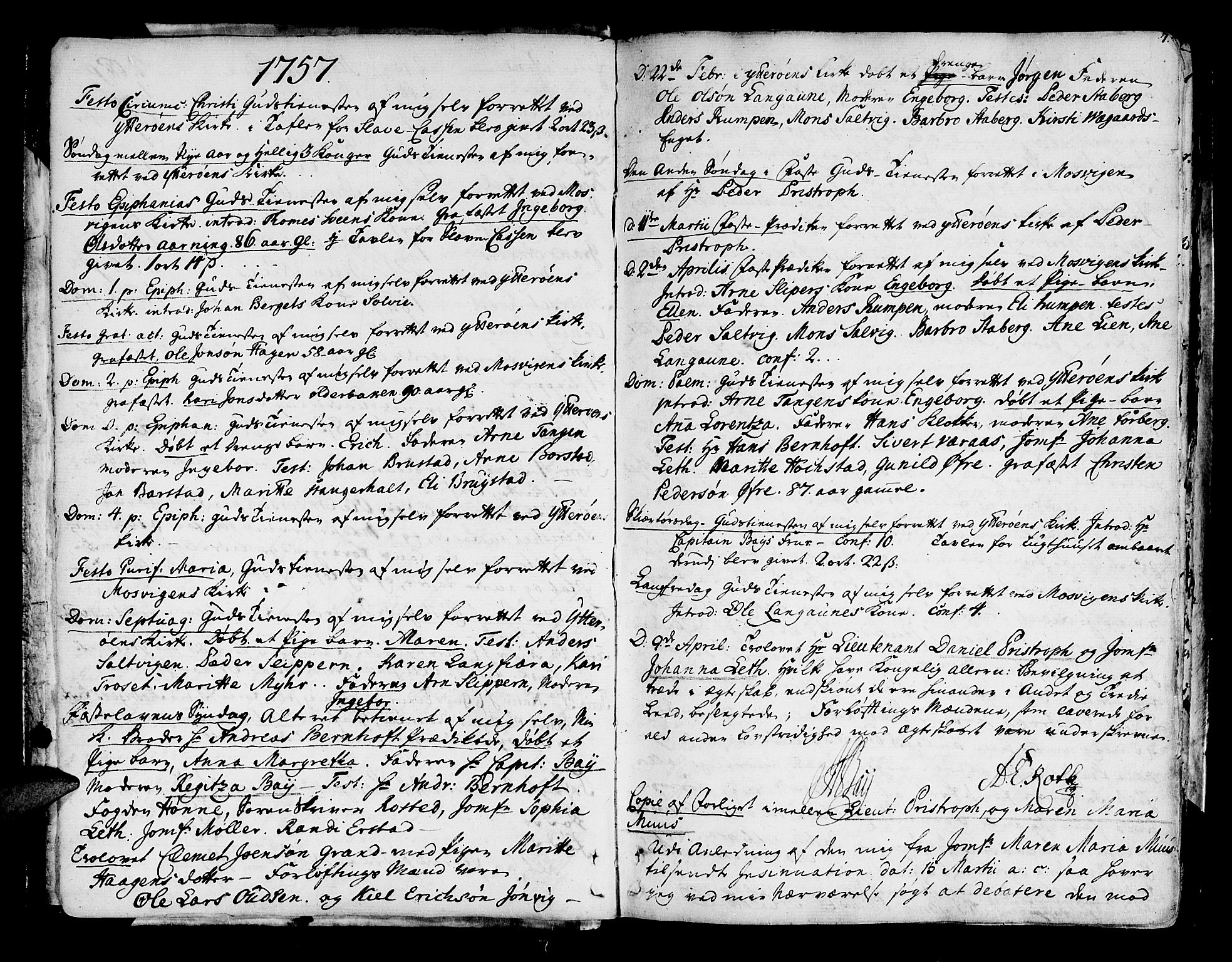 Ministerialprotokoller, klokkerbøker og fødselsregistre - Nord-Trøndelag, SAT/A-1458/722/L0216: Parish register (official) no. 722A03, 1756-1816, p. 7