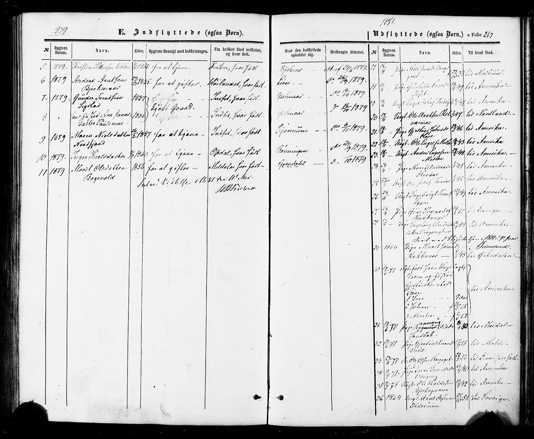 Ministerialprotokoller, klokkerbøker og fødselsregistre - Sør-Trøndelag, SAT/A-1456/674/L0870: Parish register (official) no. 674A02, 1861-1879, p. 267