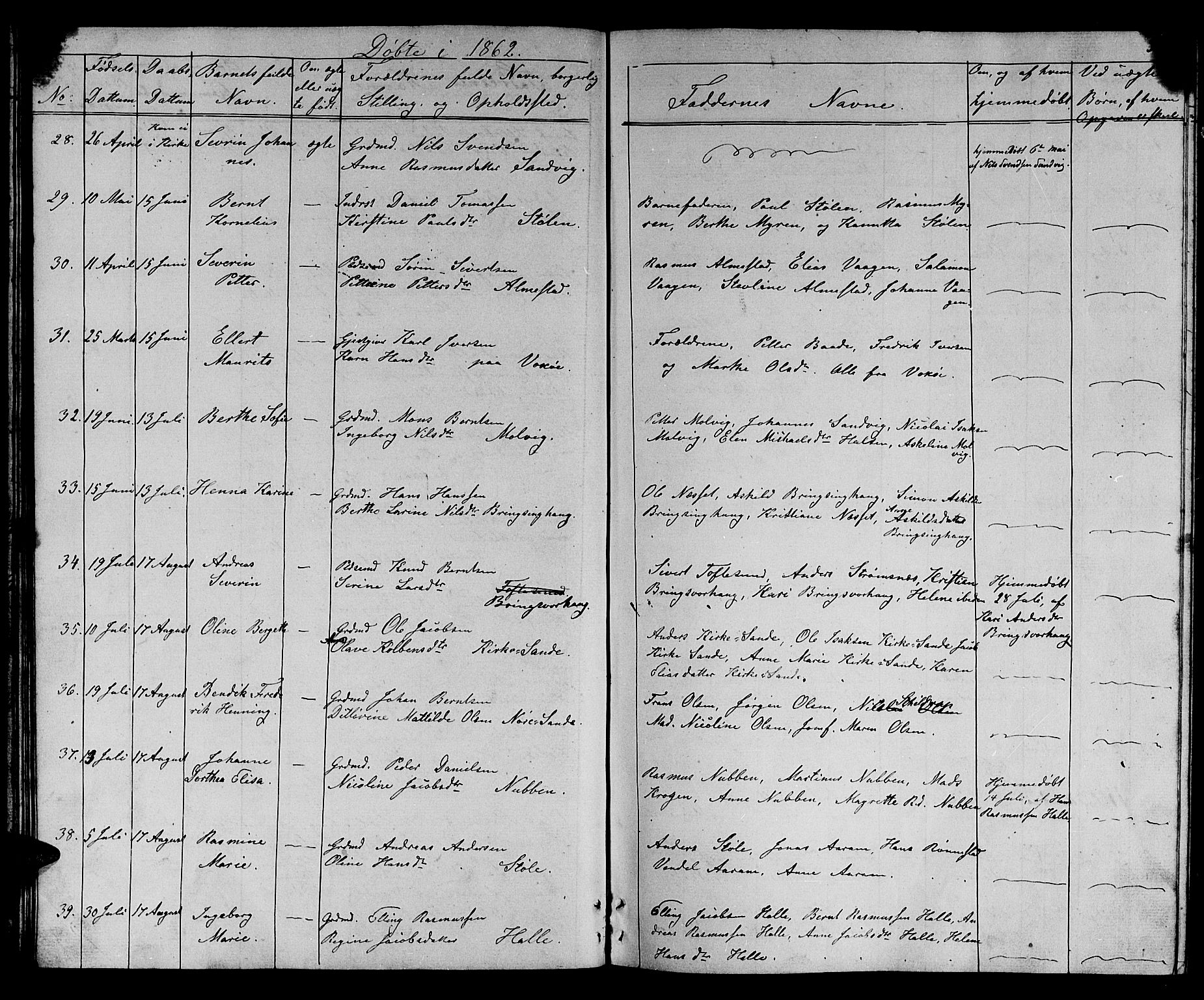 Ministerialprotokoller, klokkerbøker og fødselsregistre - Møre og Romsdal, AV/SAT-A-1454/503/L0047: Parish register (copy) no. 503C02, 1854-1884, p. 30