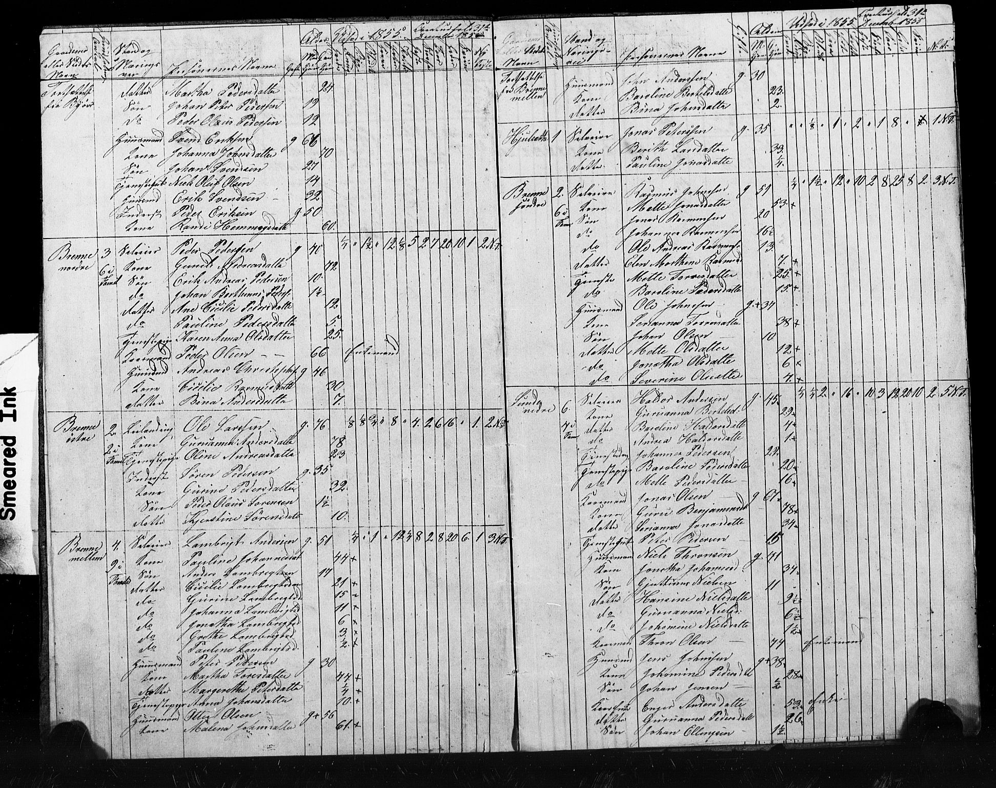 , Census 1855 for Skogn, 1855, p. 35