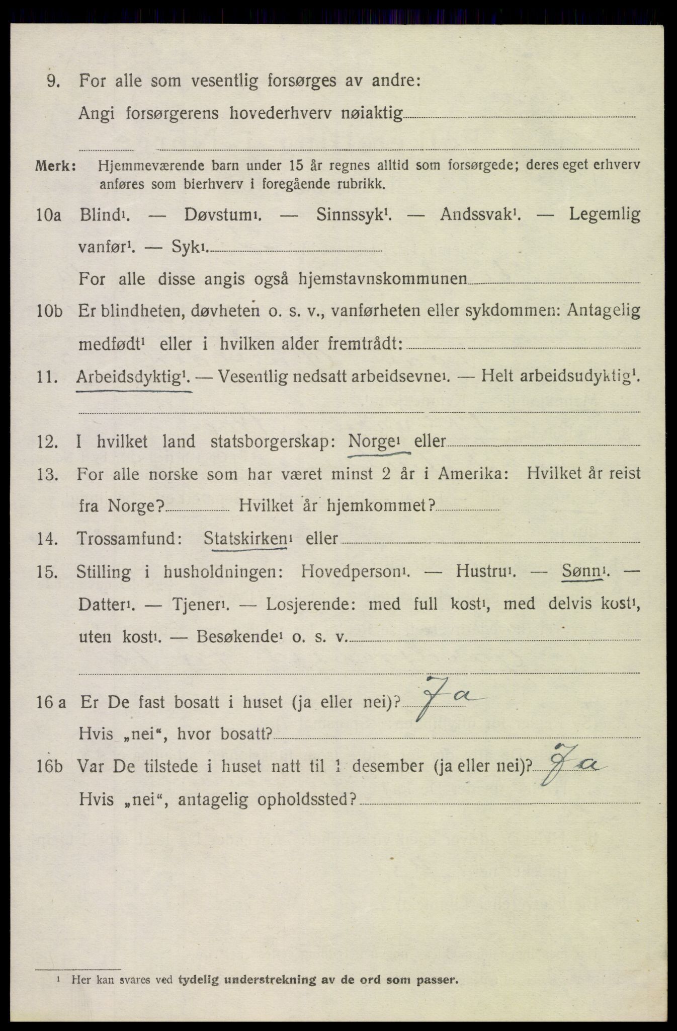 SAH, 1920 census for Sør-Aurdal, 1920, p. 5916