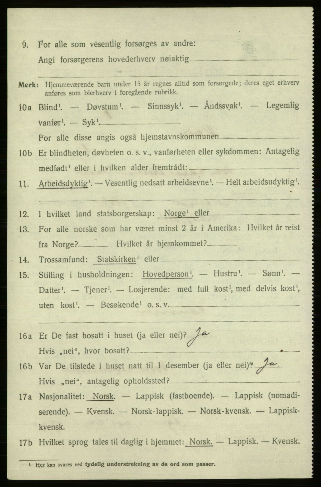 SATØ, 1920 census for Vadsø, 1920, p. 3722