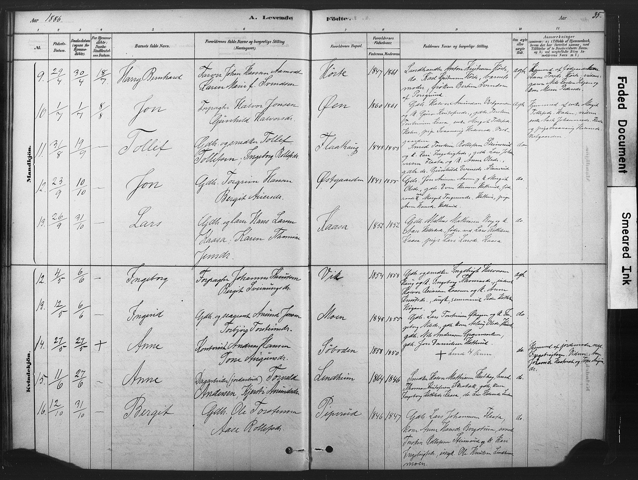 Sauherad kirkebøker, AV/SAKO-A-298/F/Fb/L0002: Parish register (official) no. II 2, 1878-1901, p. 35