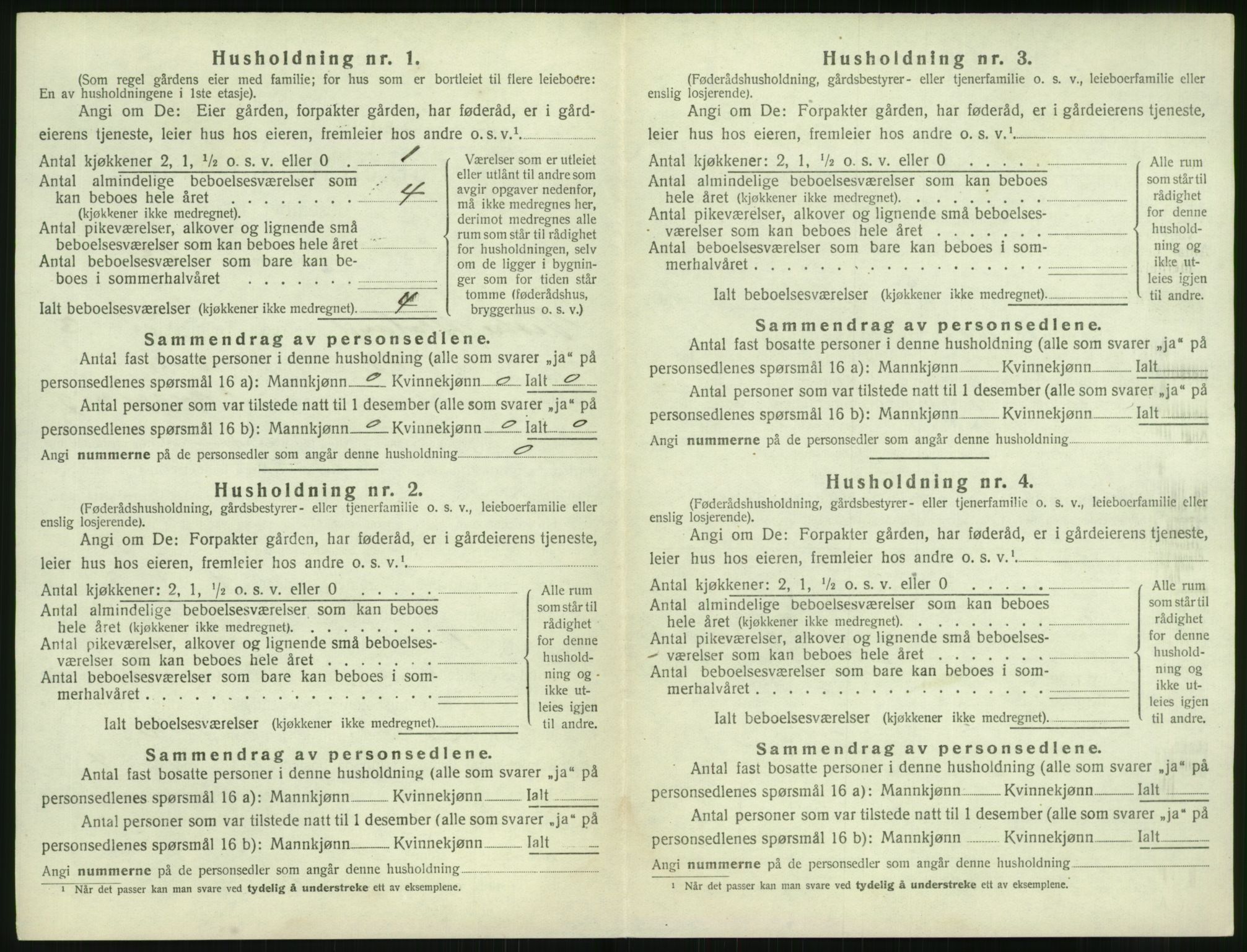SAK, 1920 census for Vestre Moland, 1920, p. 570