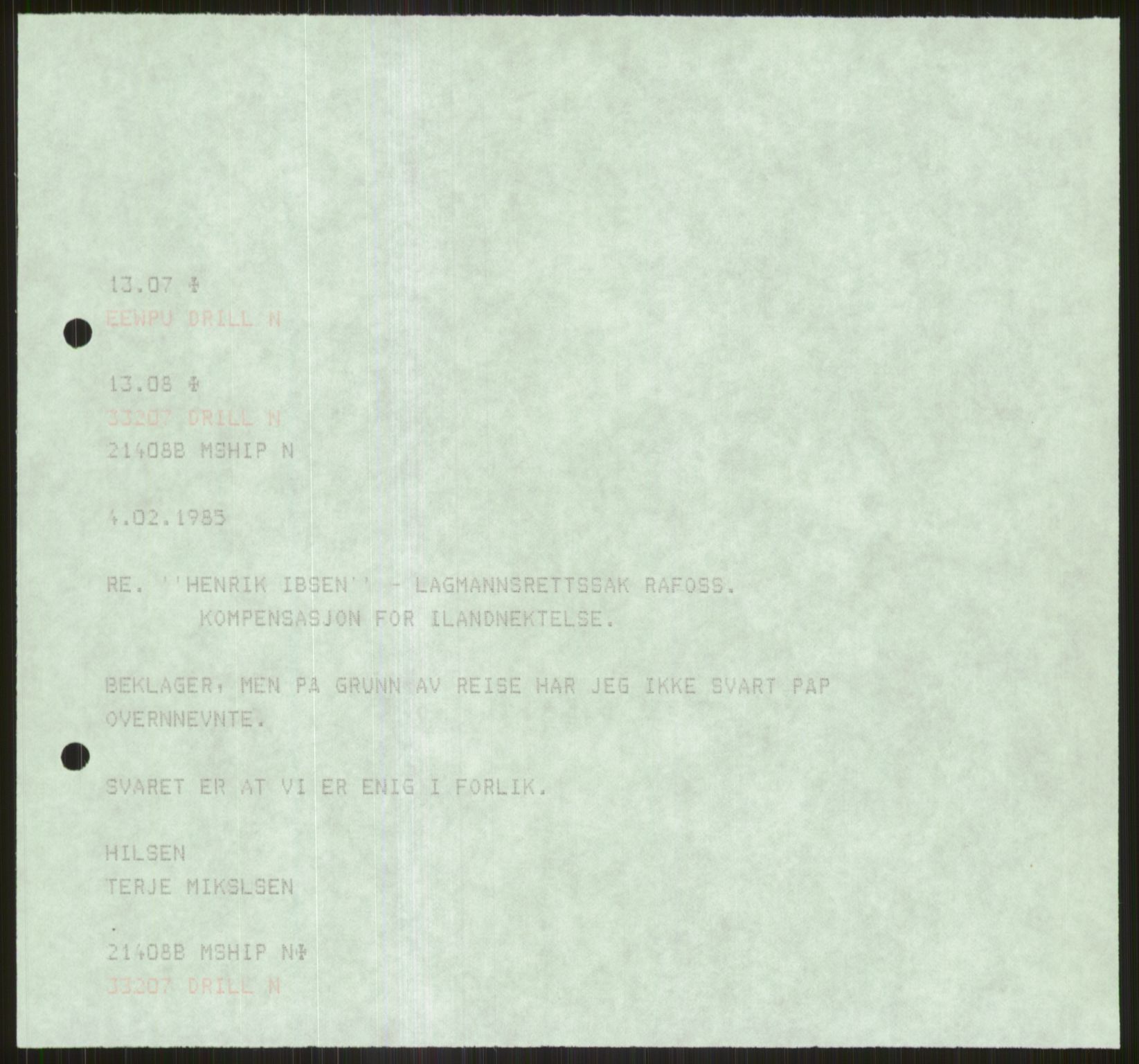 Pa 1503 - Stavanger Drilling AS, AV/SAST-A-101906/D/L0005: Korrespondanse og saksdokumenter, 1974-1985, p. 512