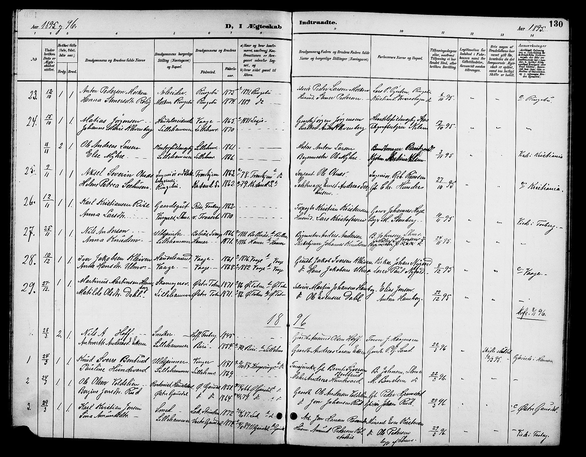Fåberg prestekontor, AV/SAH-PREST-086/H/Ha/Hab/L0008: Parish register (copy) no. 8, 1891-1900, p. 130