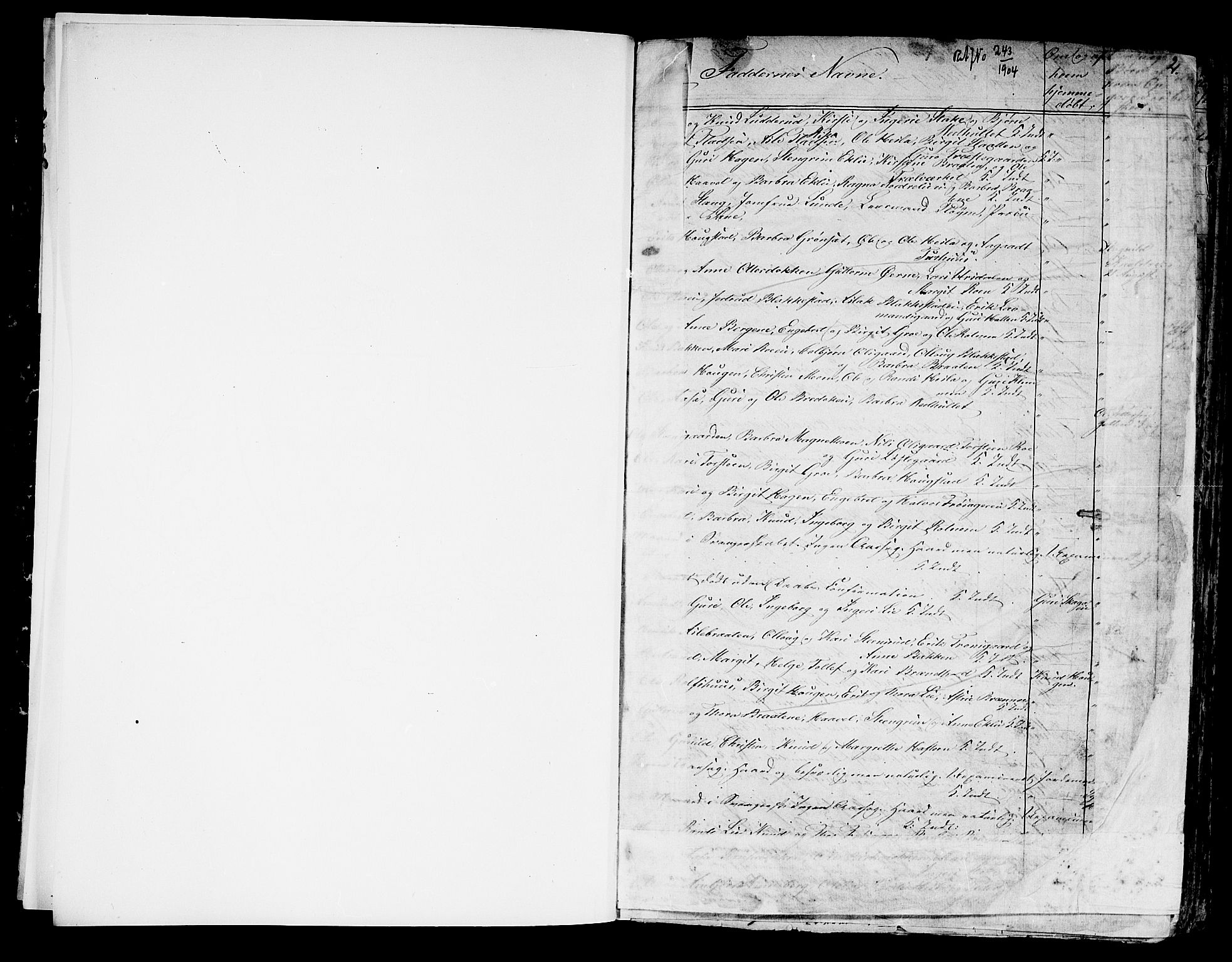 Gol kirkebøker, SAKO/A-226/G/Ga/L0001: Parish register (copy) no. I 1, 1841-1860, p. 1-2