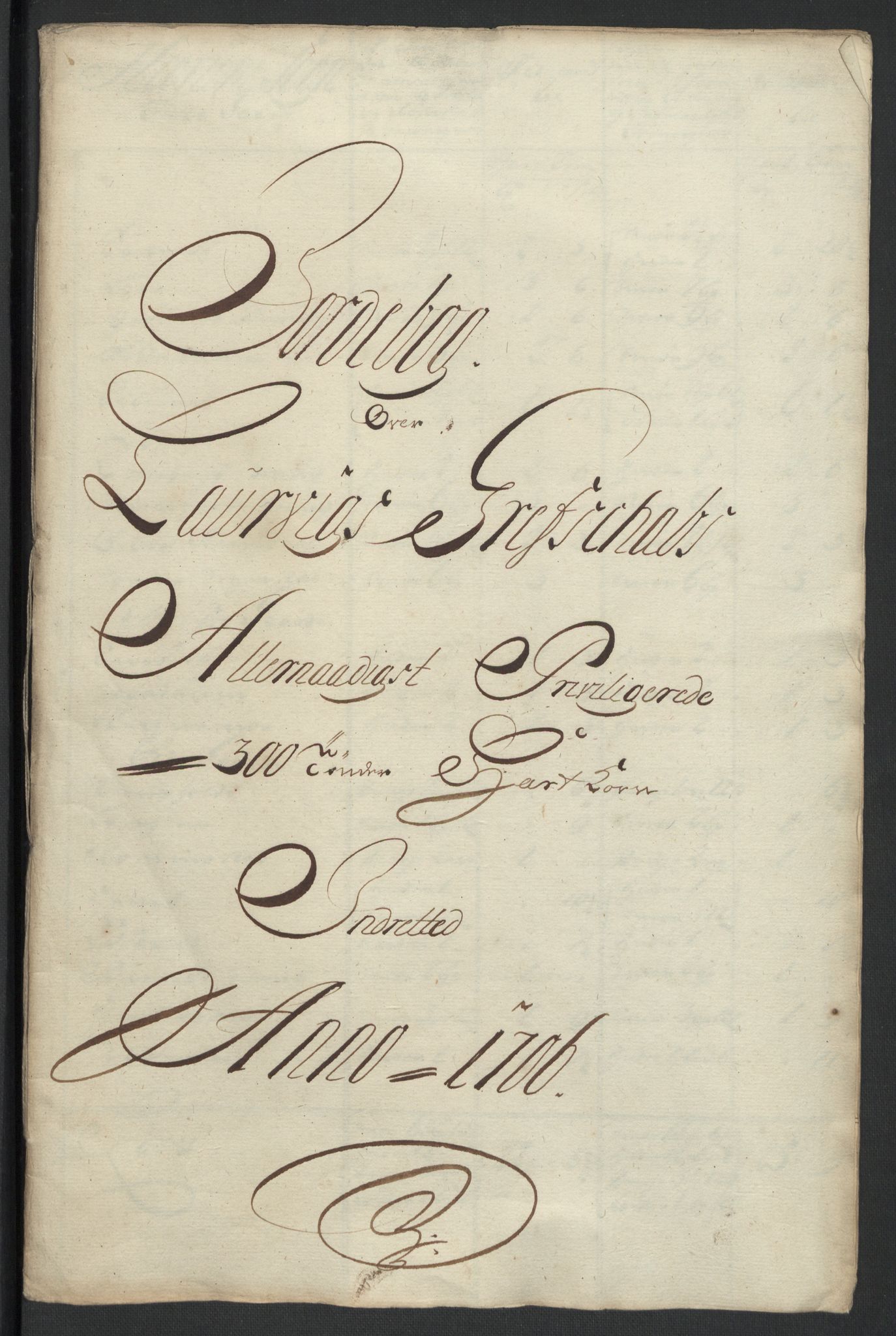 Rentekammeret inntil 1814, Reviderte regnskaper, Fogderegnskap, AV/RA-EA-4092/R33/L1979: Fogderegnskap Larvik grevskap, 1706, p. 176