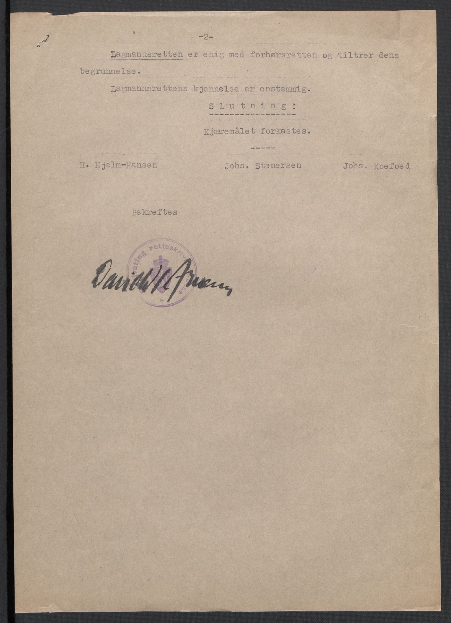 Landssvikarkivet, Oslo politikammer, AV/RA-S-3138-01/D/Da/L0003: Dnr. 29, 1945, p. 3636