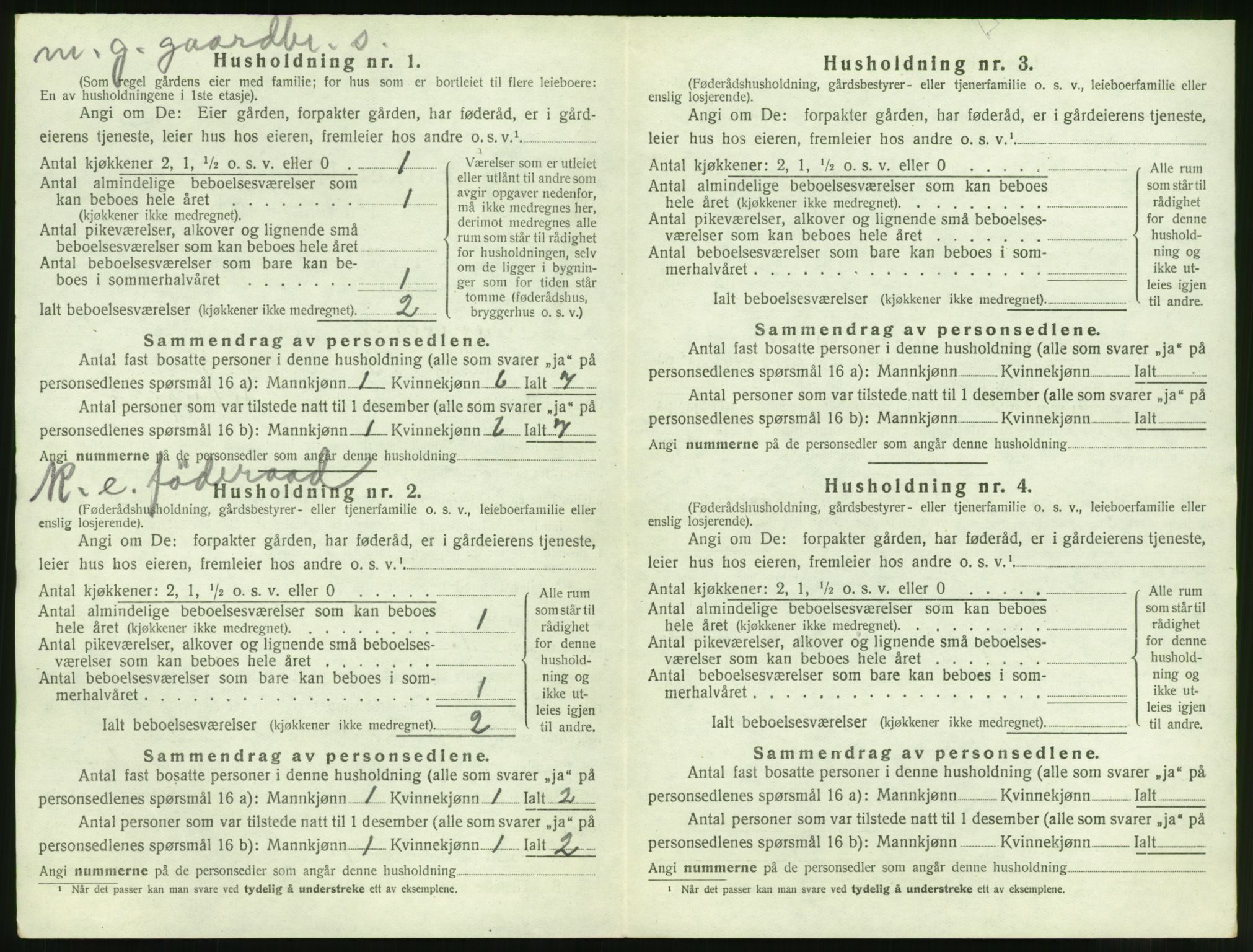 SAT, 1920 census for Sykkylven, 1920, p. 118