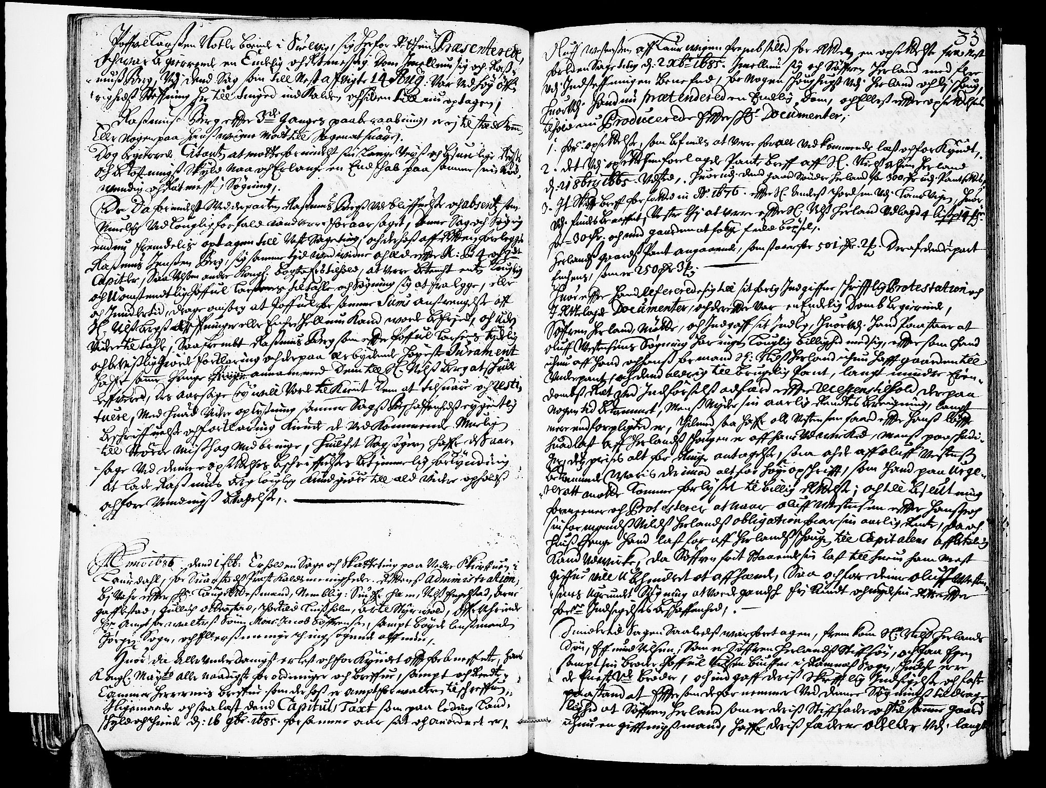 Nordre Jarlsberg sorenskriveri, AV/SAKO-A-80/F/Fa/Faa/L0003: Tingbok, 1685-1686, p. 33