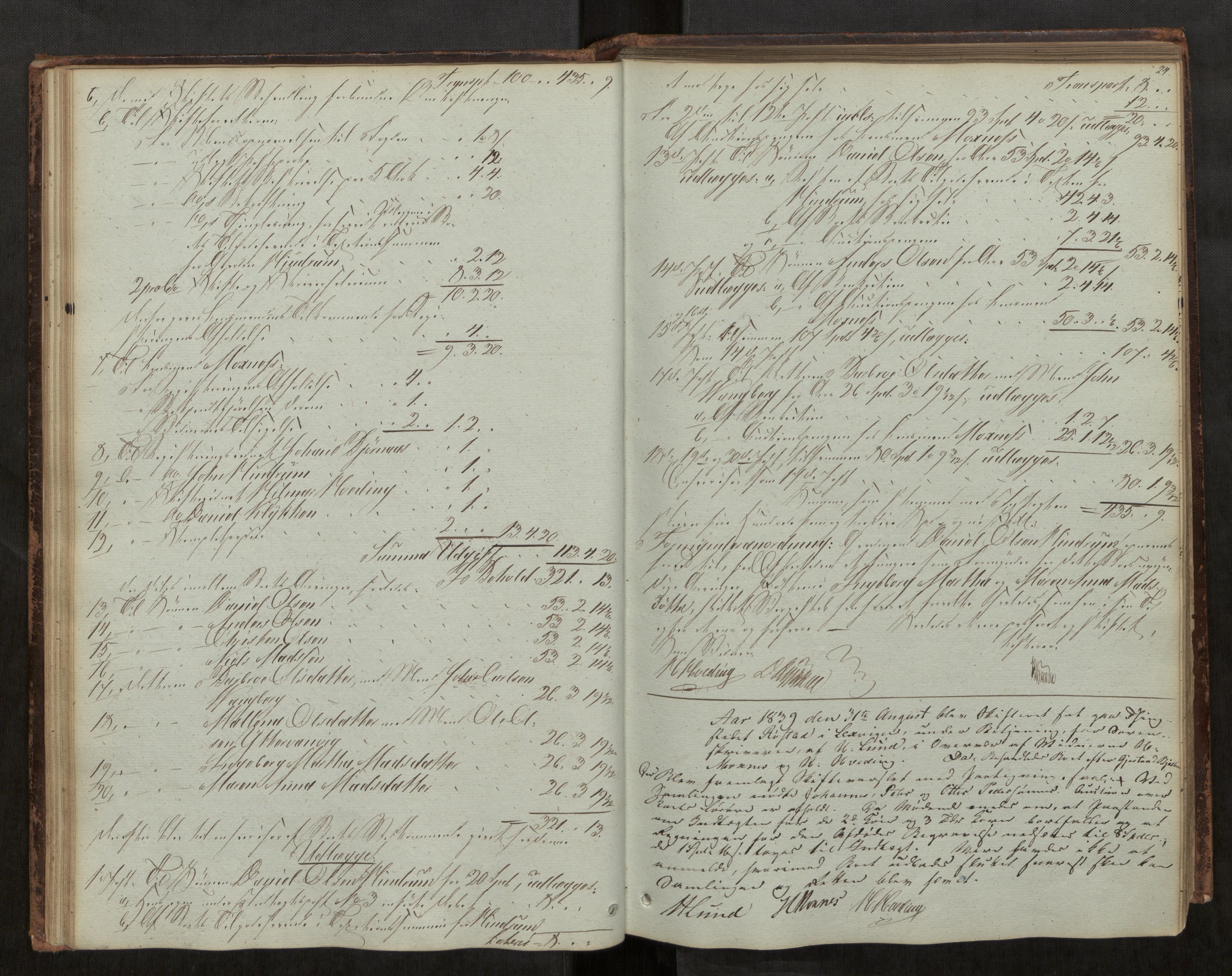 Stjør- og Verdal sorenskriveri, AV/SAT-A-4167/1/3/3A/L0033: Skifteprotokoll 28, 1836-1853, p. 24