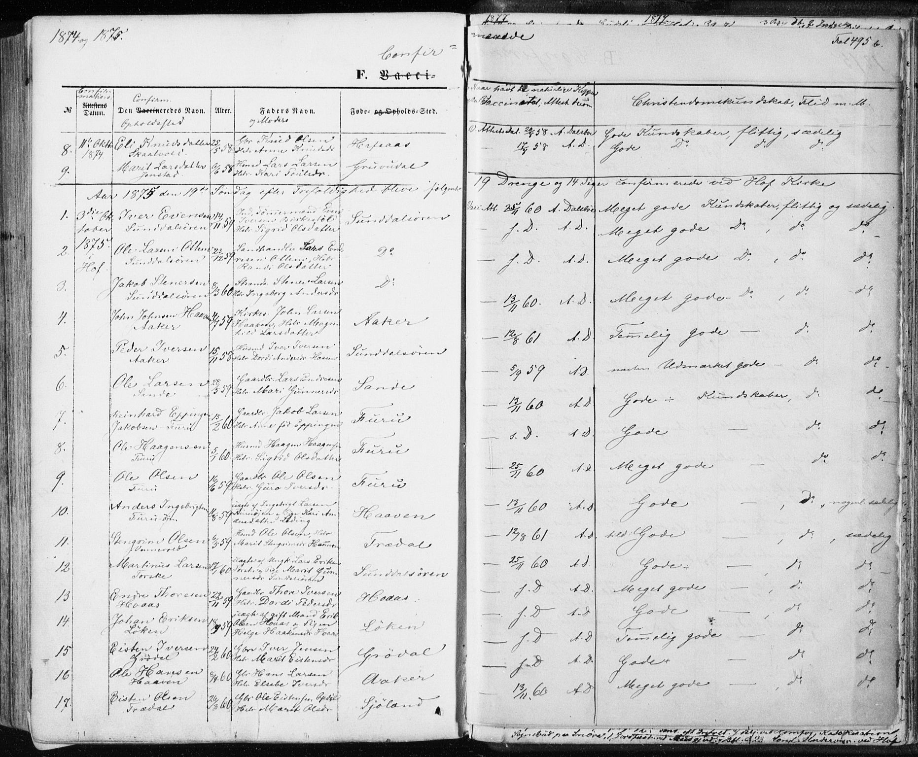 Ministerialprotokoller, klokkerbøker og fødselsregistre - Møre og Romsdal, AV/SAT-A-1454/590/L1013: Parish register (official) no. 590A05, 1847-1877, p. 495b