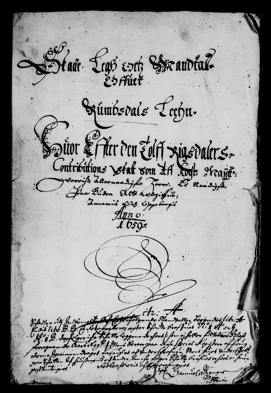 Rentekammeret inntil 1814, Reviderte regnskaper, Lensregnskaper, AV/RA-EA-5023/R/Rb/Rbw/L0138: Trondheim len, 1658-1660