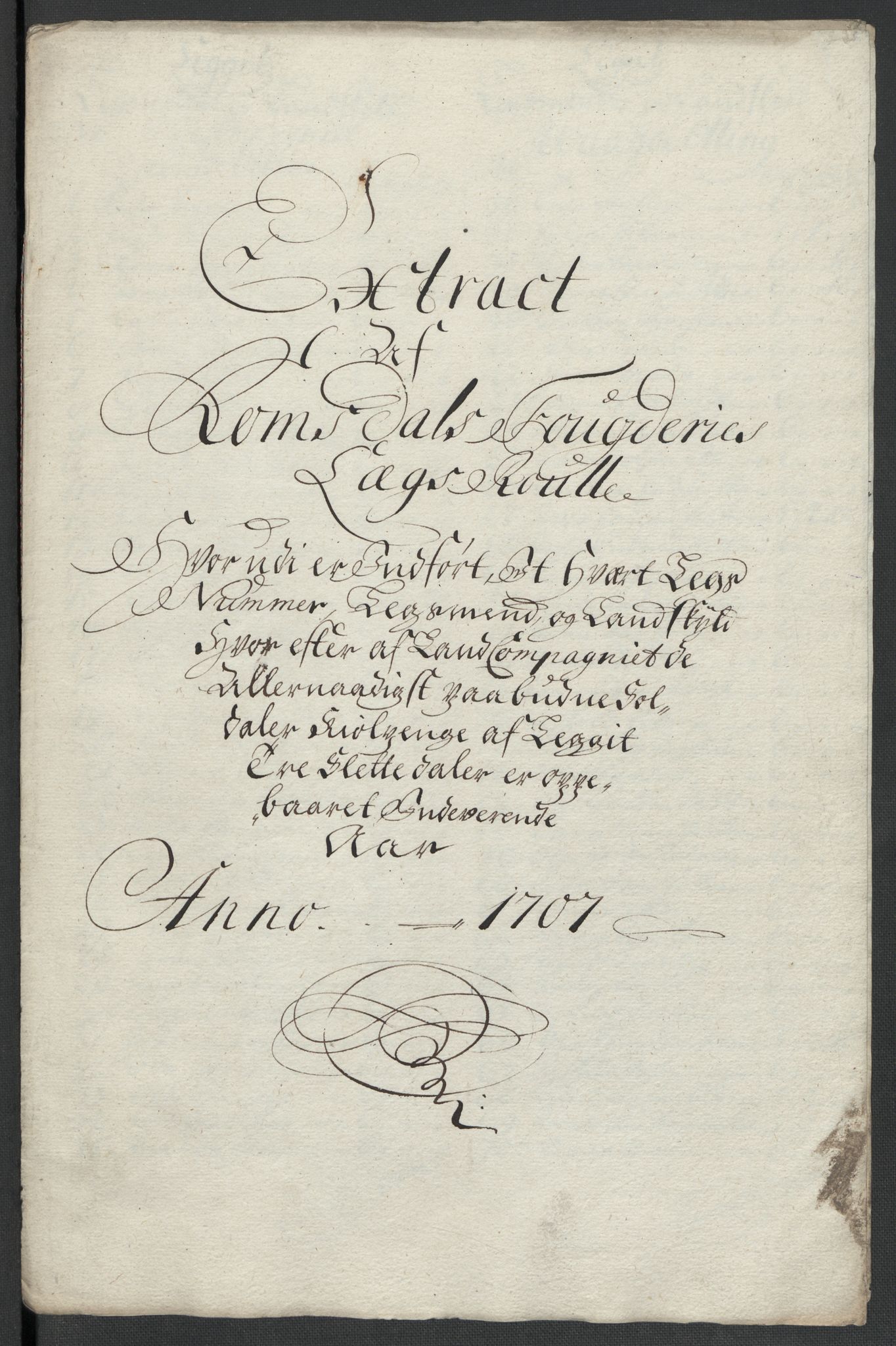 Rentekammeret inntil 1814, Reviderte regnskaper, Fogderegnskap, AV/RA-EA-4092/R55/L3658: Fogderegnskap Romsdal, 1707-1708, p. 73