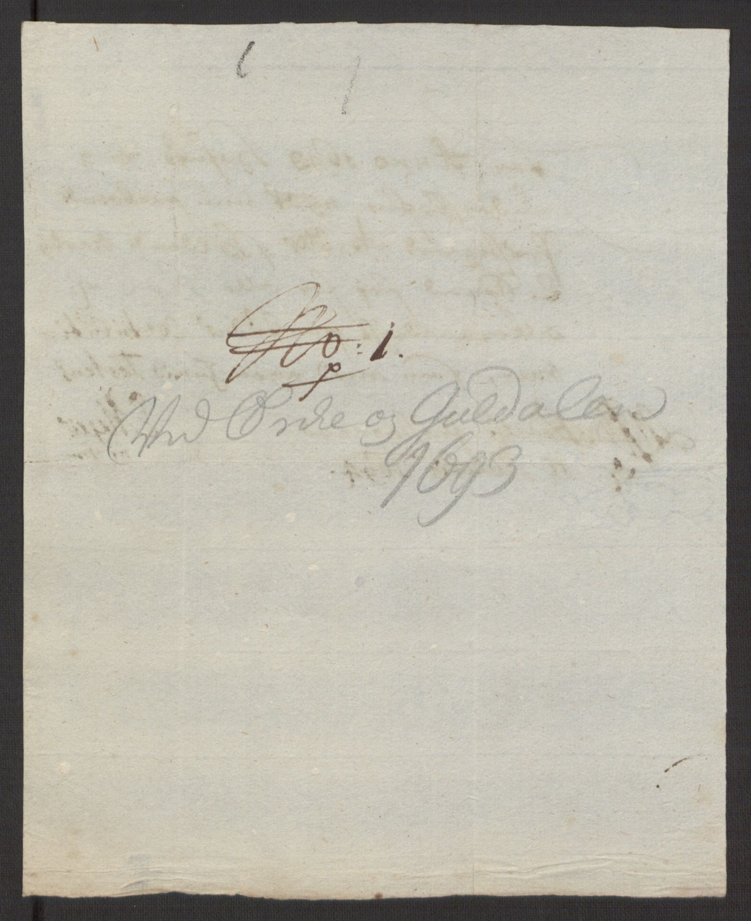 Rentekammeret inntil 1814, Reviderte regnskaper, Fogderegnskap, AV/RA-EA-4092/R58/L3938: Fogderegnskap Orkdal, 1693, p. 180