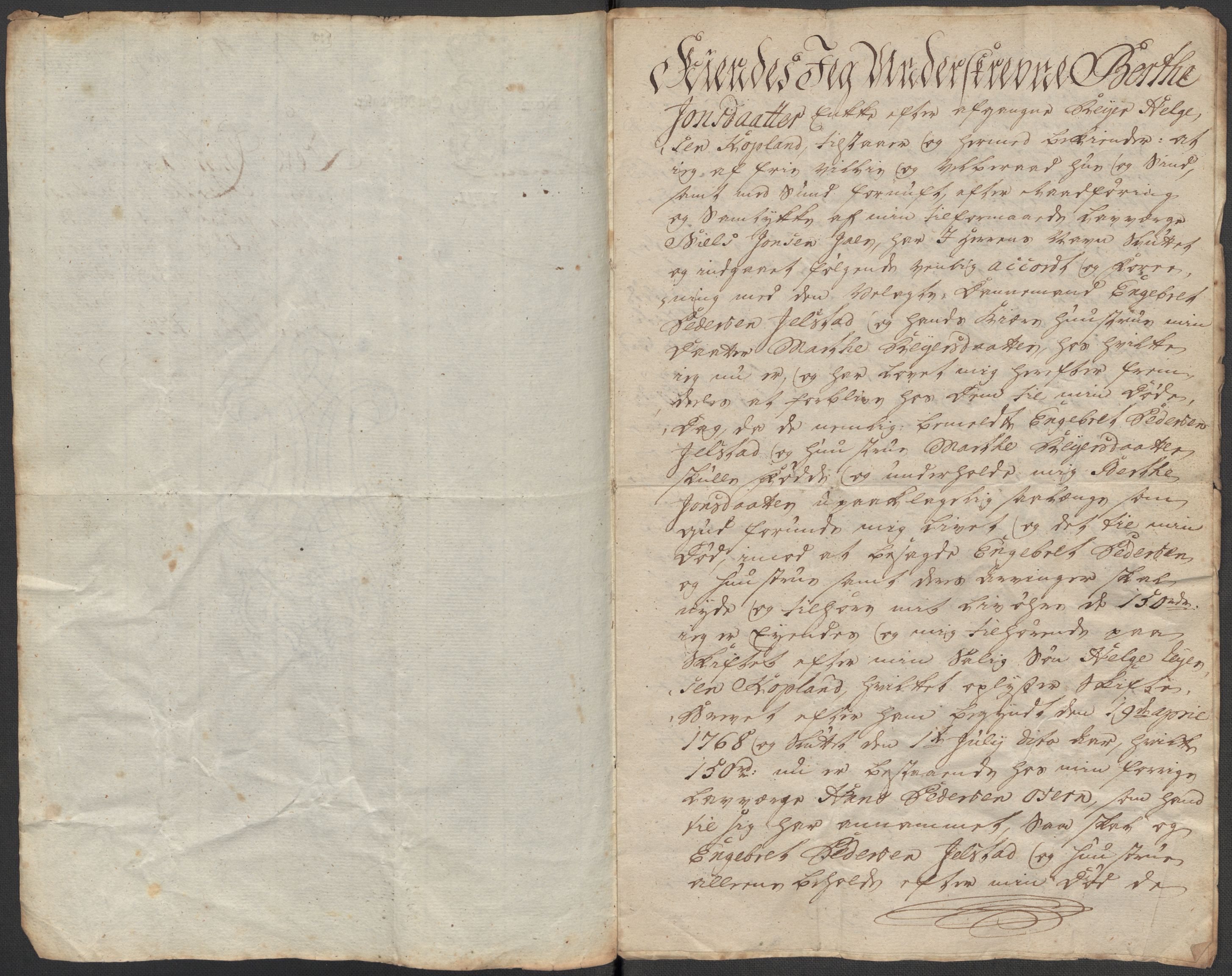 Riksarkivets diplomsamling, AV/RA-EA-5965/F15/L0016: Prestearkiv - Buskerud, 1662-1781, p. 206