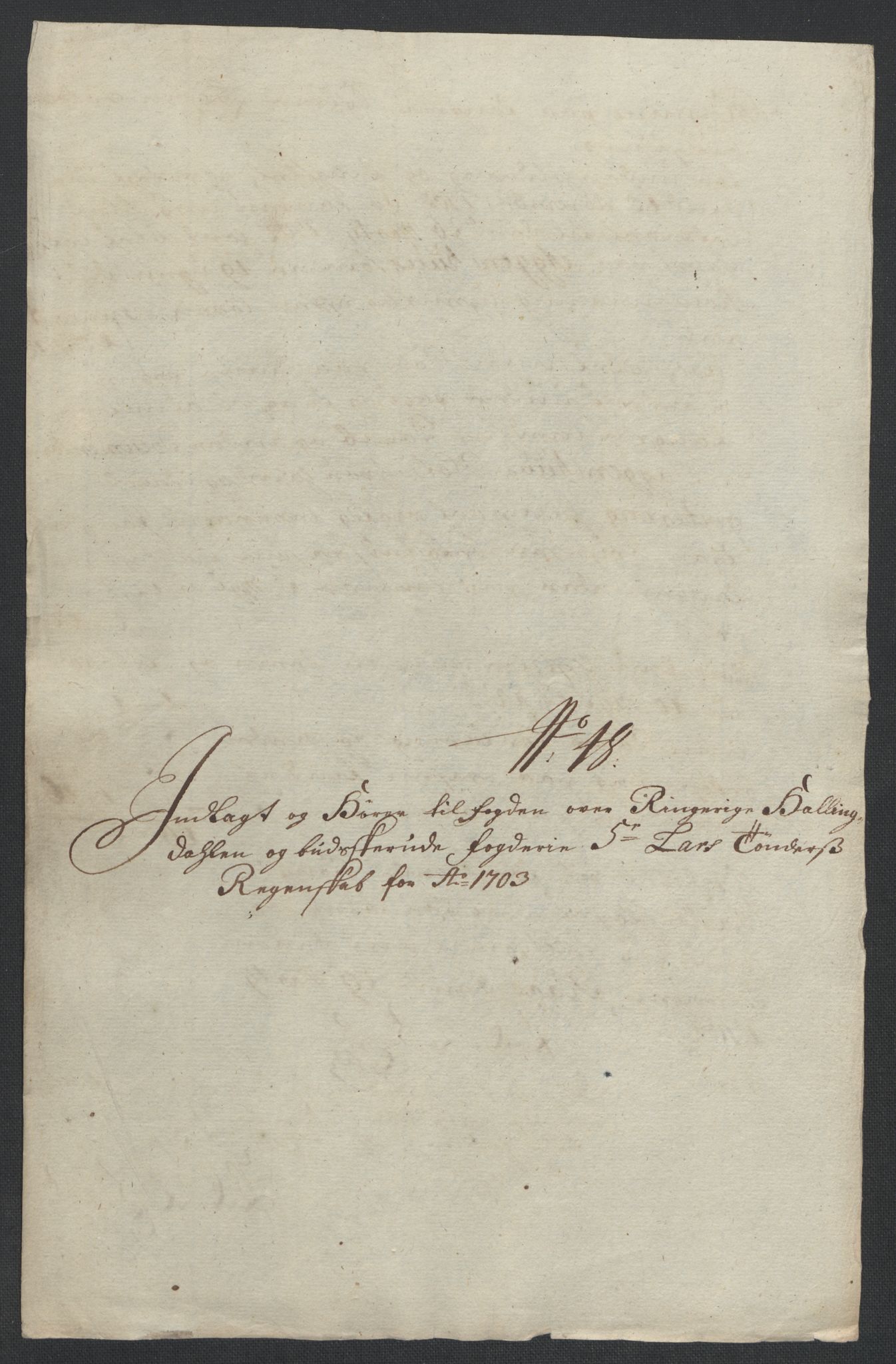 Rentekammeret inntil 1814, Reviderte regnskaper, Fogderegnskap, AV/RA-EA-4092/R22/L1461: Fogderegnskap Ringerike, Hallingdal og Buskerud, 1703, p. 335