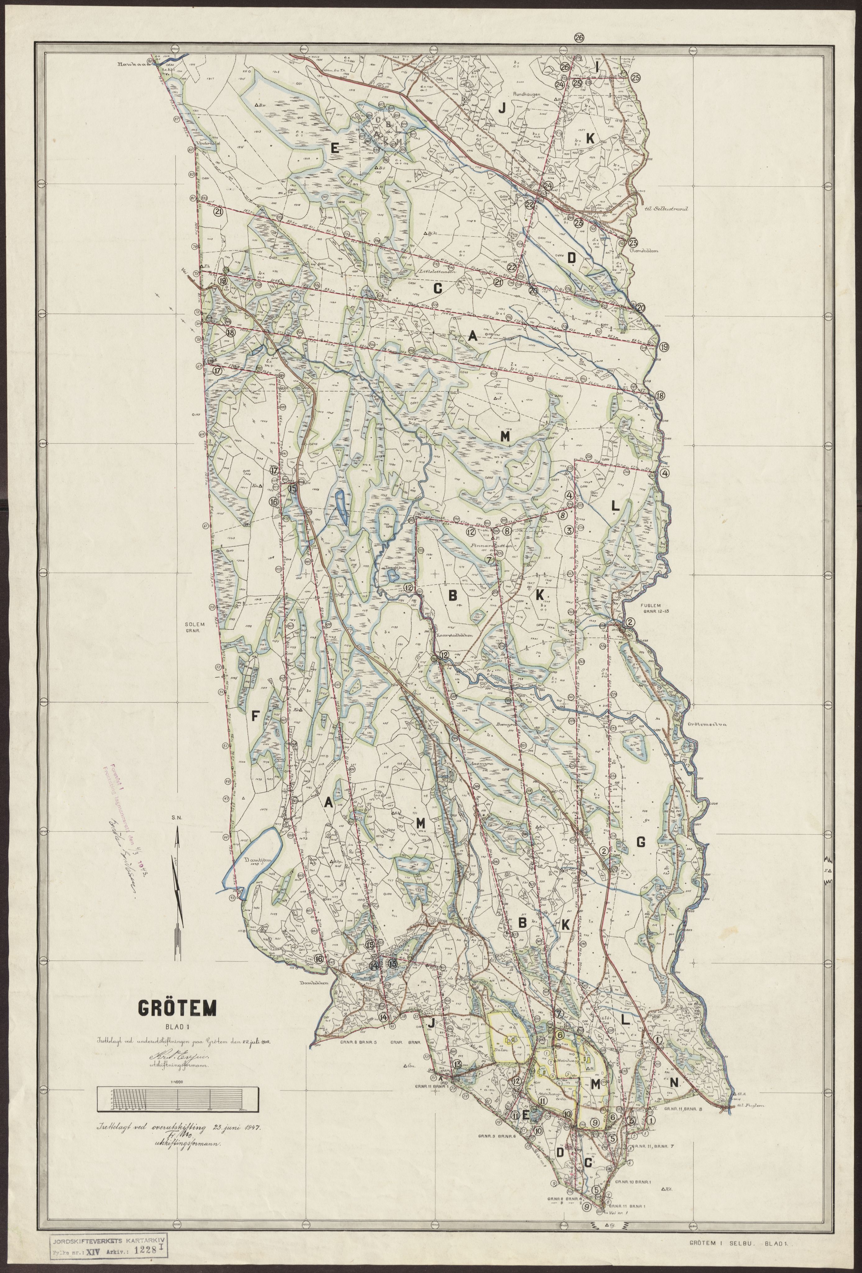 Jordskifteverkets kartarkiv, RA/S-3929/T, 1859-1988, p. 1920