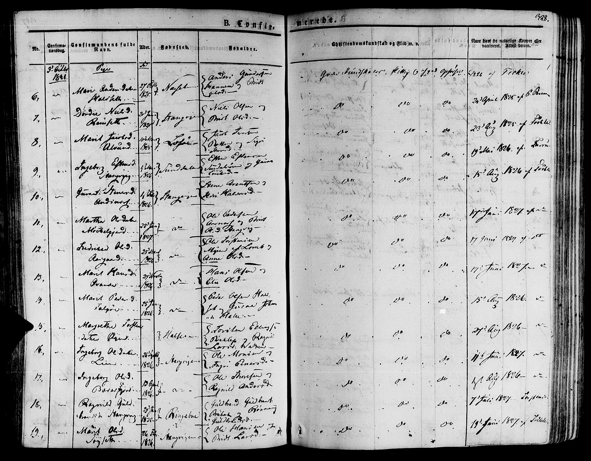 Ministerialprotokoller, klokkerbøker og fødselsregistre - Møre og Romsdal, AV/SAT-A-1454/592/L1024: Parish register (official) no. 592A03 /1, 1831-1849, p. 328