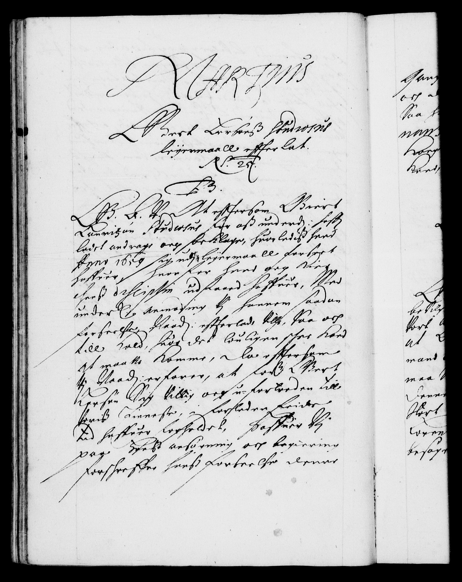 Danske Kanselli 1572-1799, AV/RA-EA-3023/F/Fc/Fca/Fcaa/L0010: Norske registre (mikrofilm), 1660-1670, p. 43b