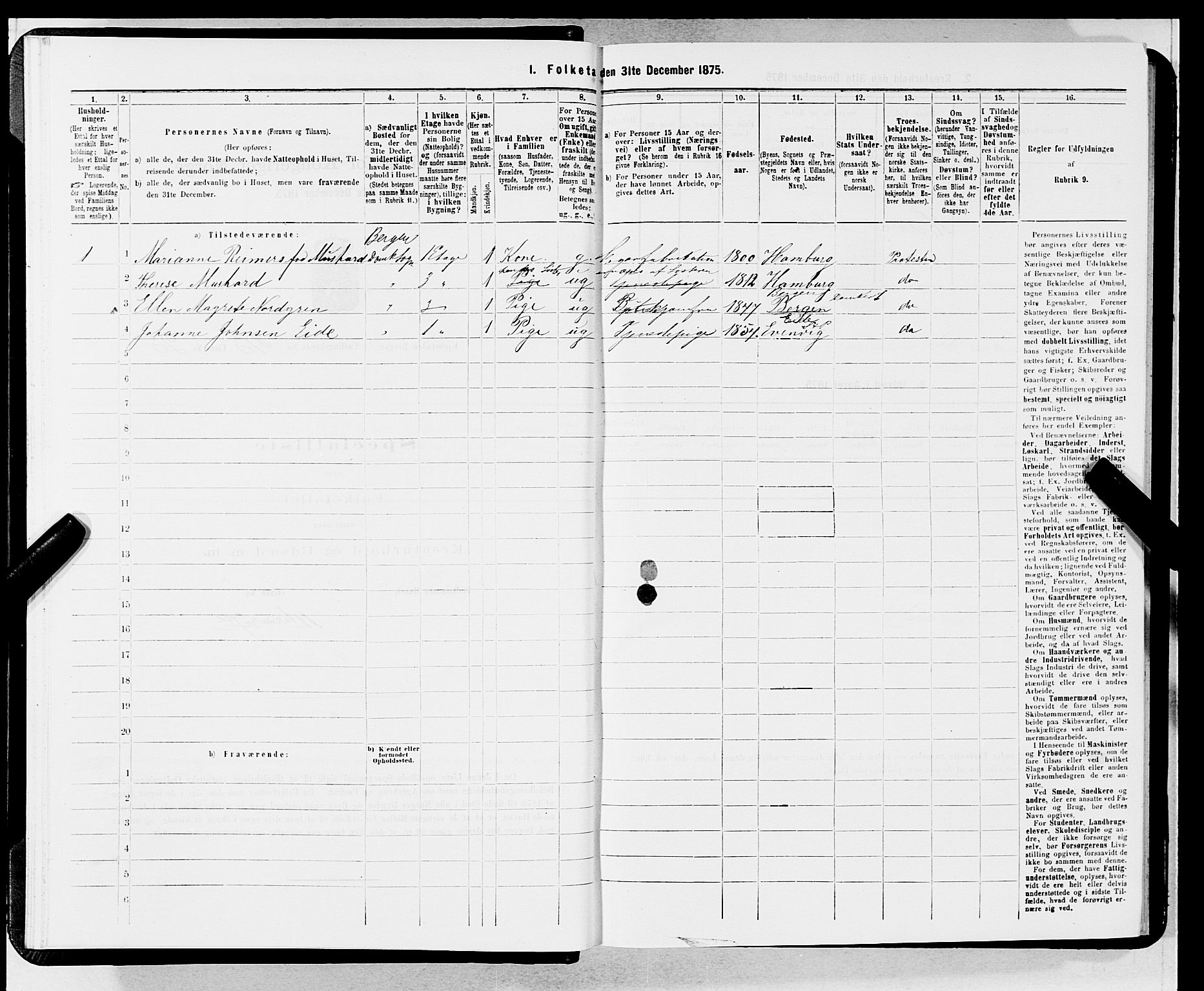 SAB, 1875 census for 1301 Bergen, 1875, p. 2278