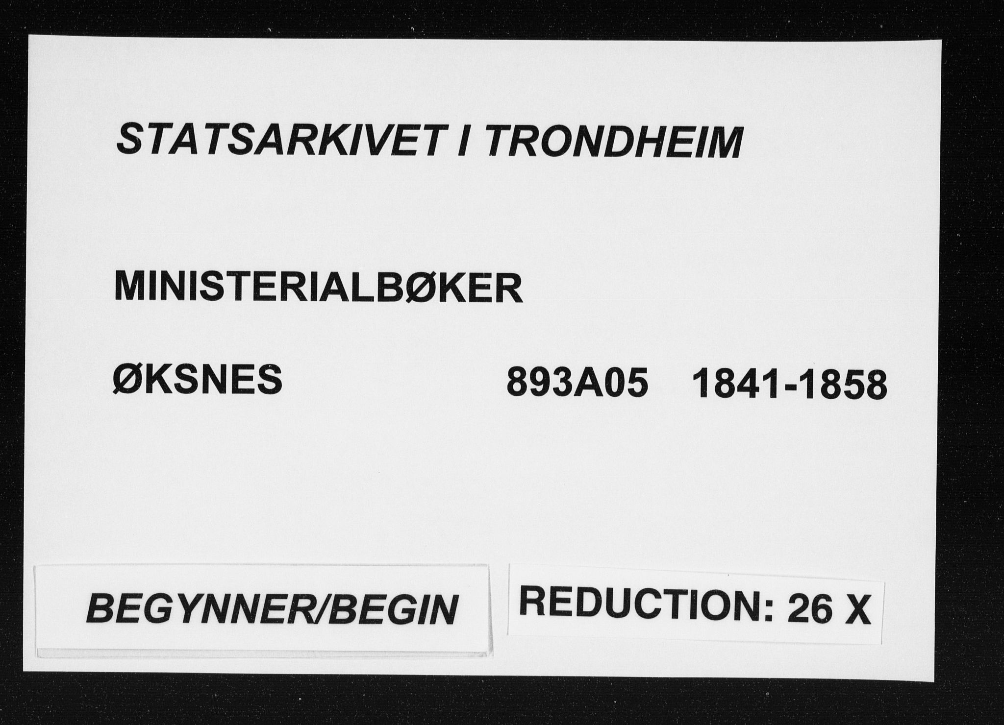 Ministerialprotokoller, klokkerbøker og fødselsregistre - Nordland, SAT/A-1459/893/L1332: Parish register (official) no. 893A05, 1841-1858