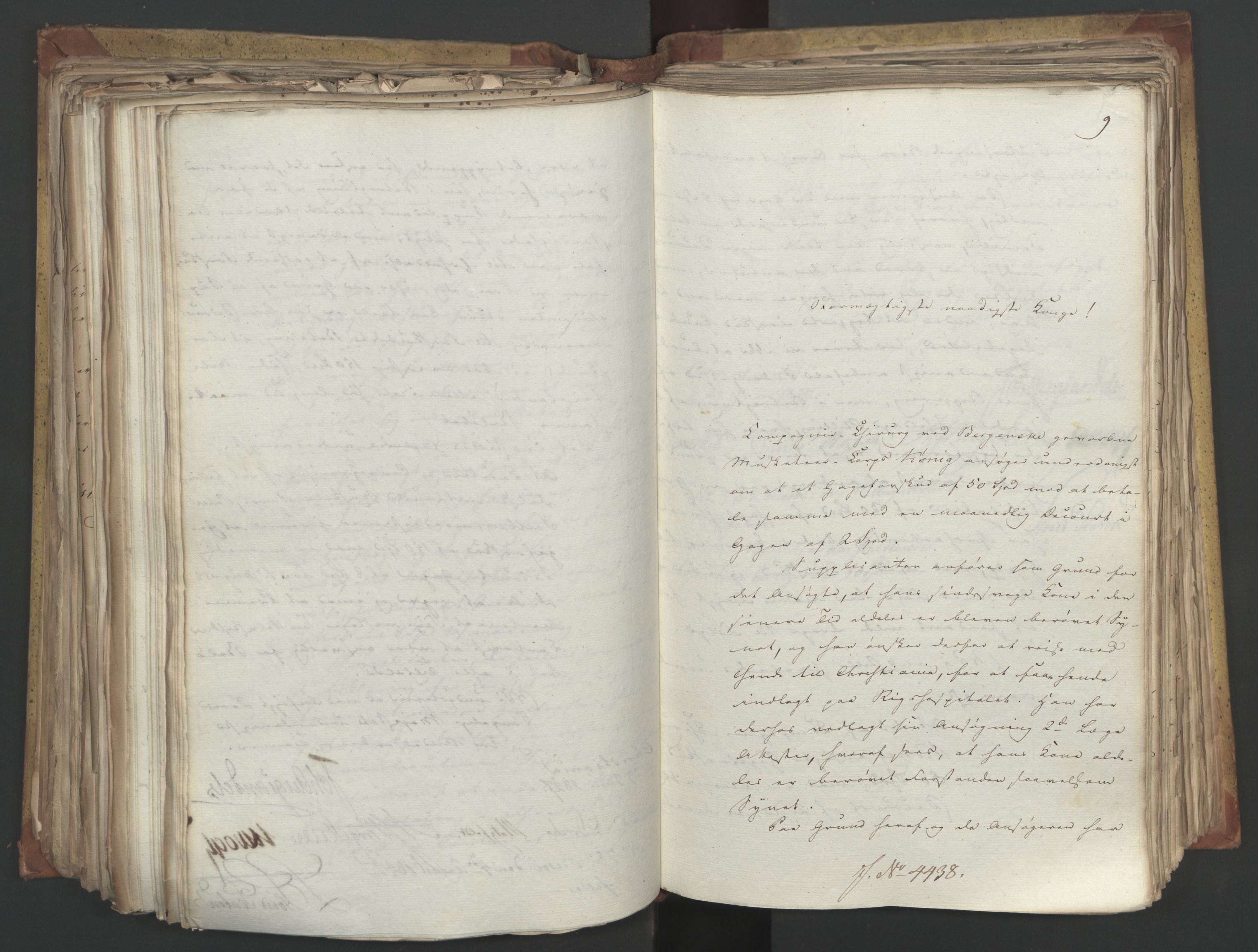 Statsrådsavdelingen i Stockholm, AV/RA-S-1003/D/Da/L0051: Regjeringsinnstillinger nr. 4310-4565, 1827, p. 340