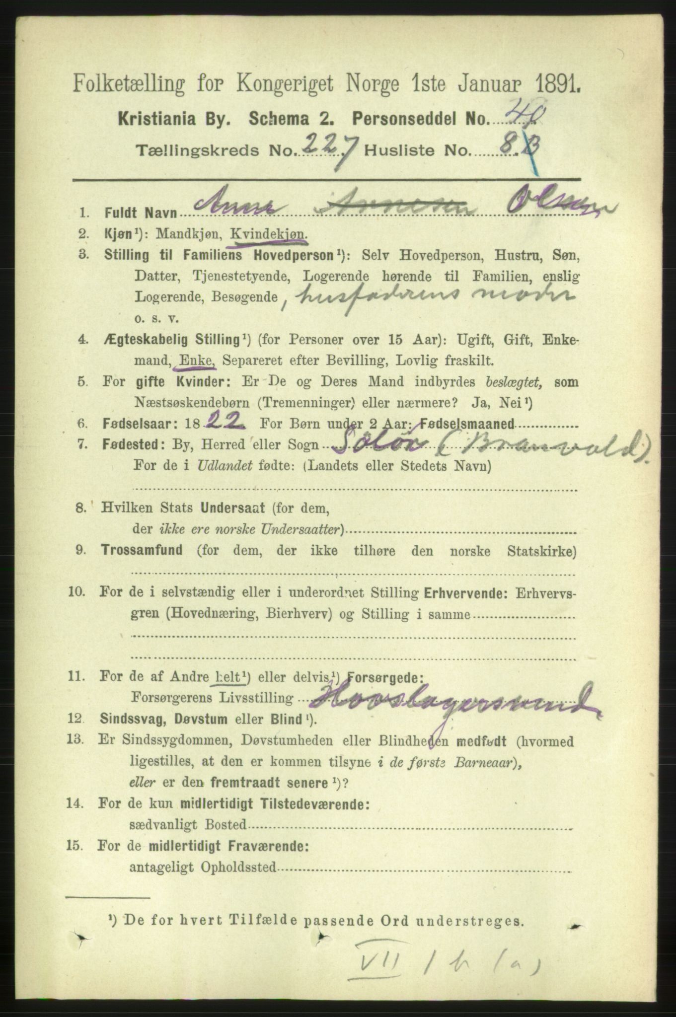 RA, 1891 census for 0301 Kristiania, 1891, p. 138861