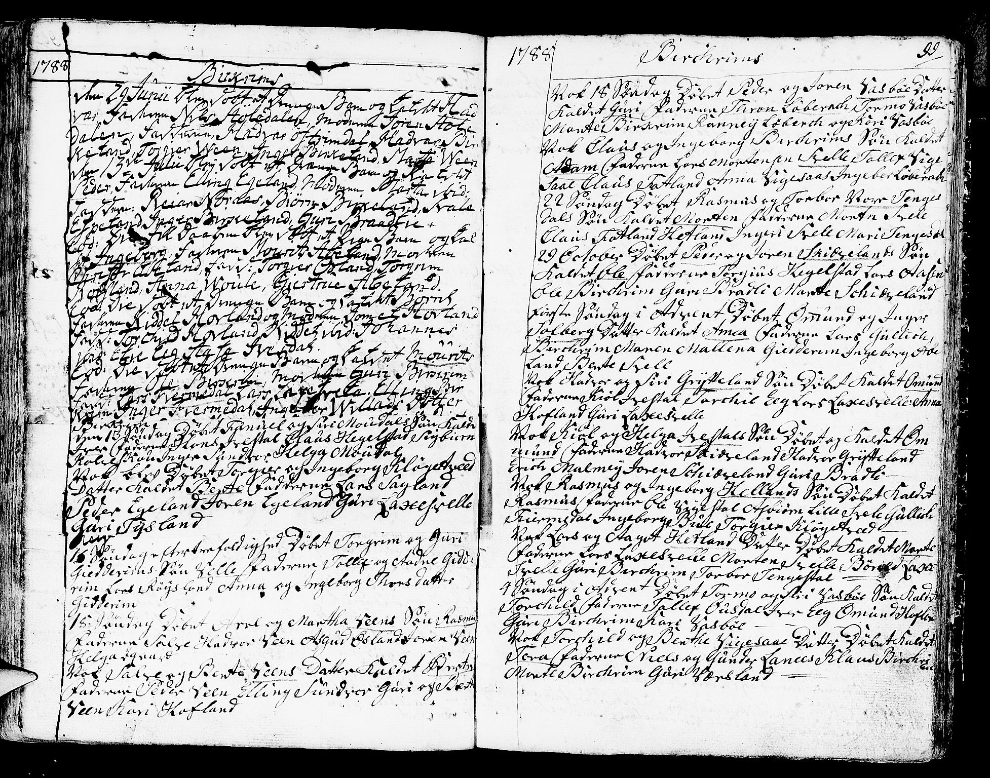 Helleland sokneprestkontor, AV/SAST-A-101810: Parish register (official) no. A 2 /2, 1762-1791, p. 99