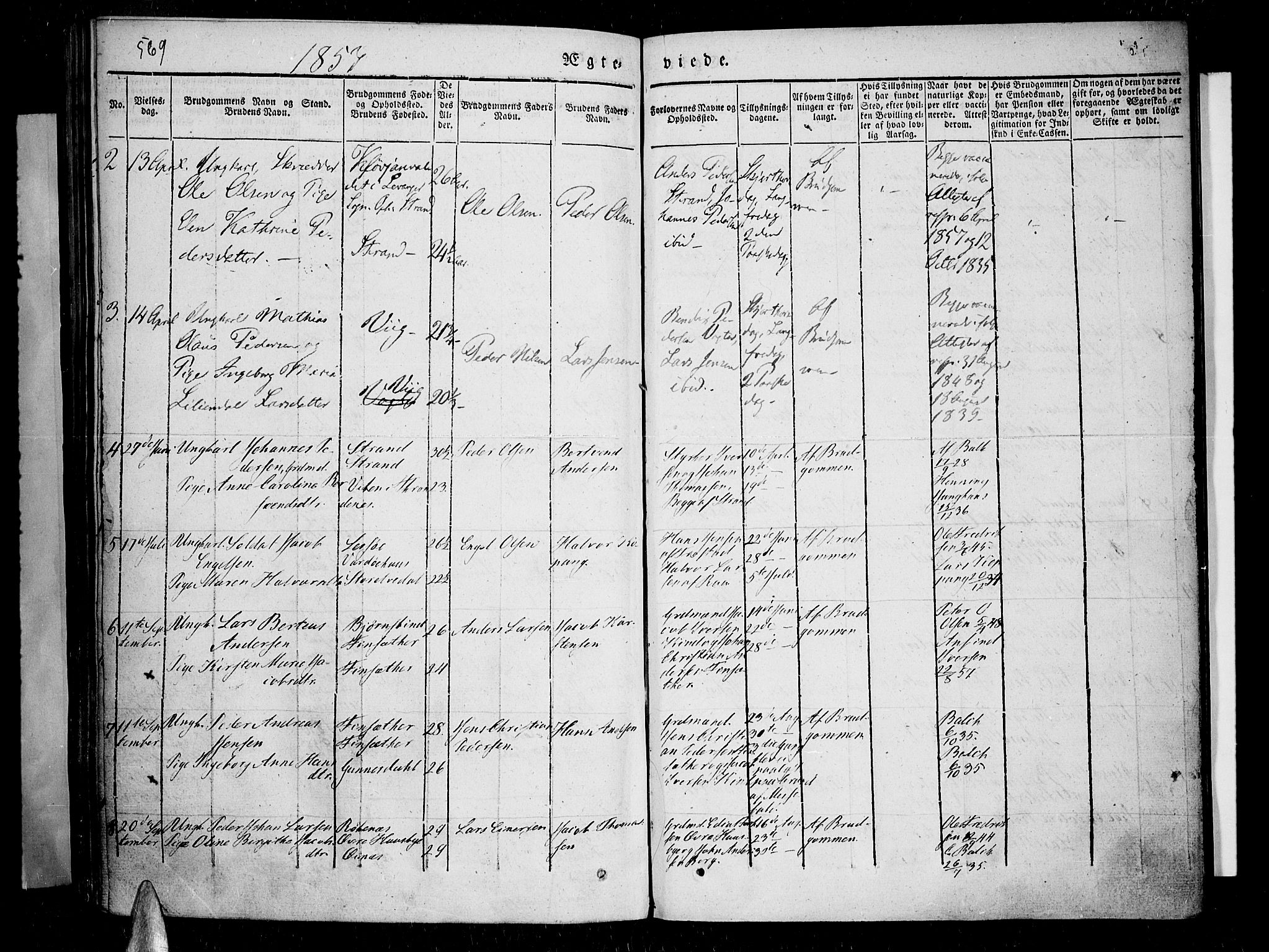 Kvæfjord sokneprestkontor, SATØ/S-1323/G/Ga/Gaa/L0003kirke: Parish register (official) no. 3, 1830-1857, p. 569